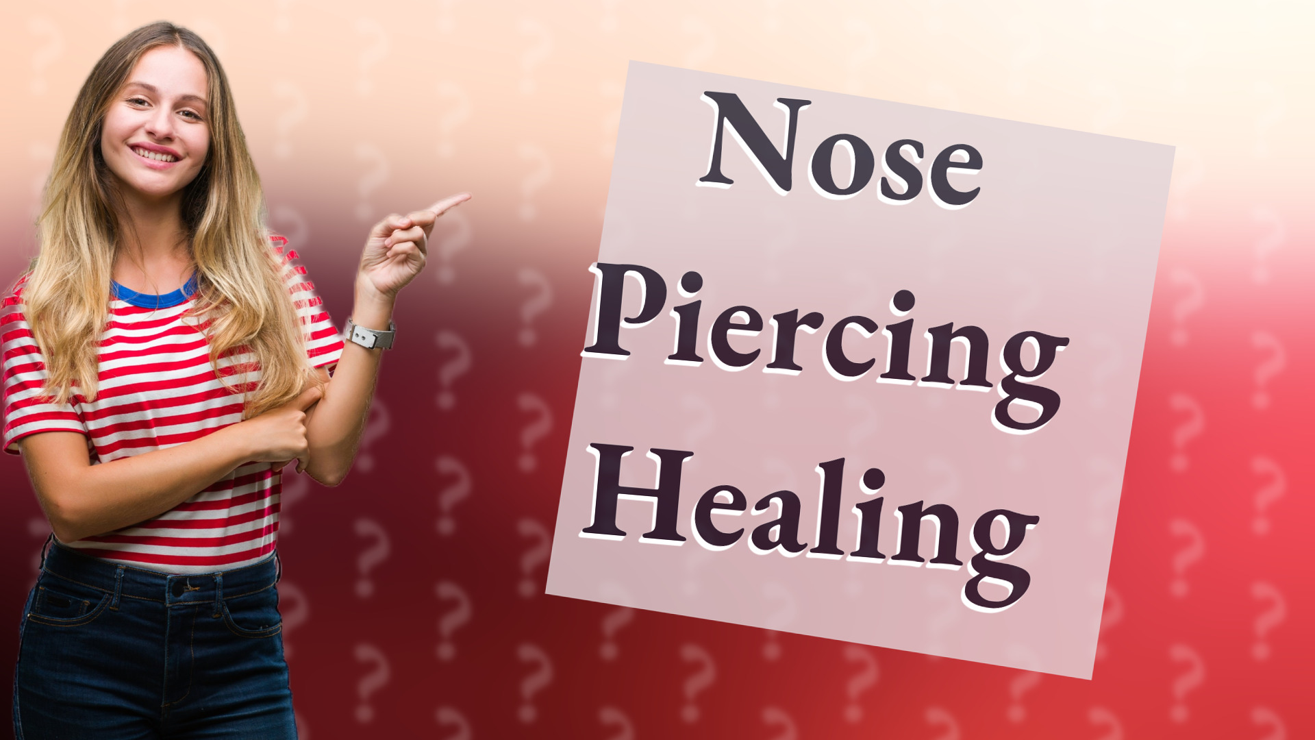 Nose Piercing Healing