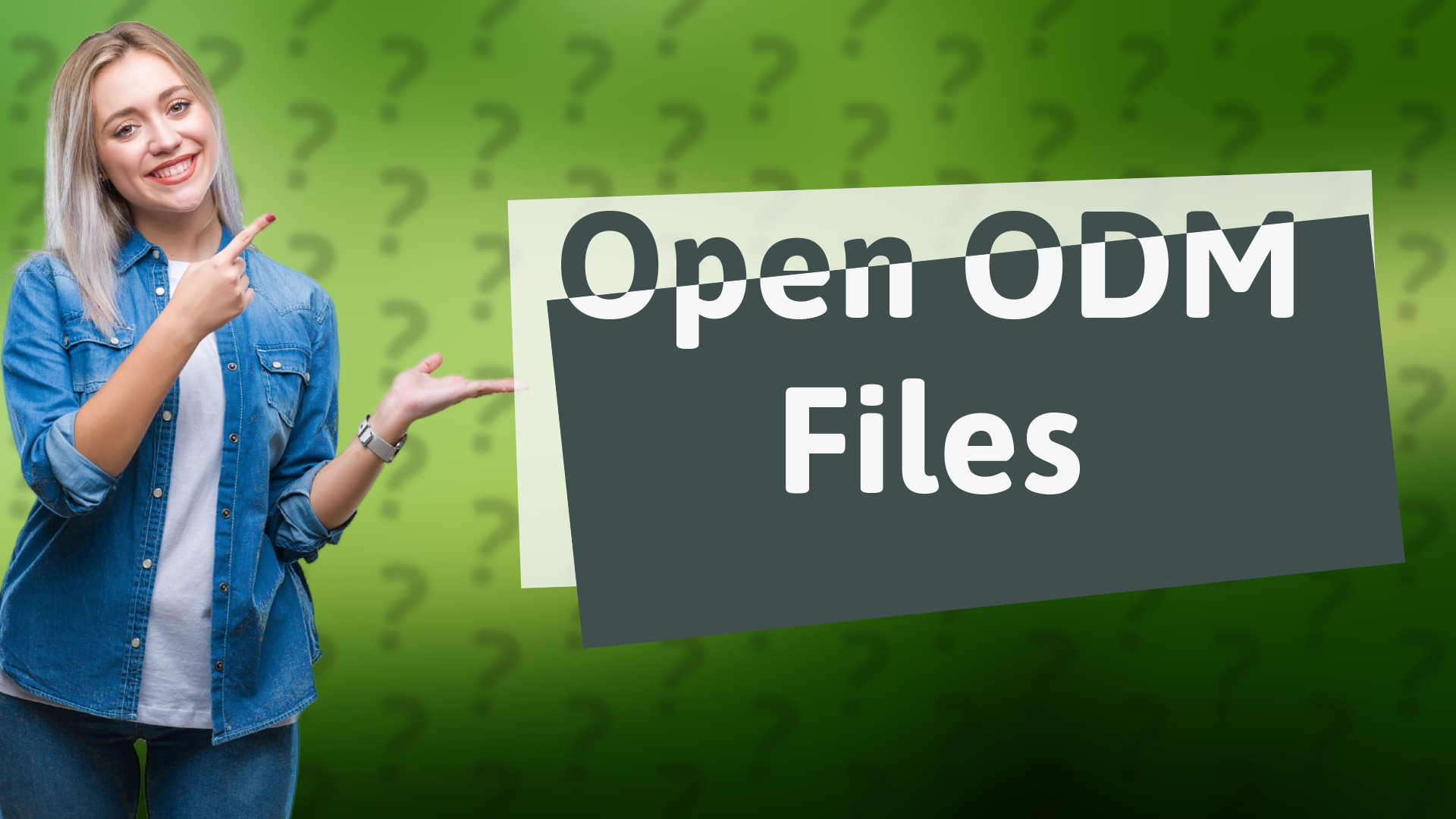 Open ODM Files