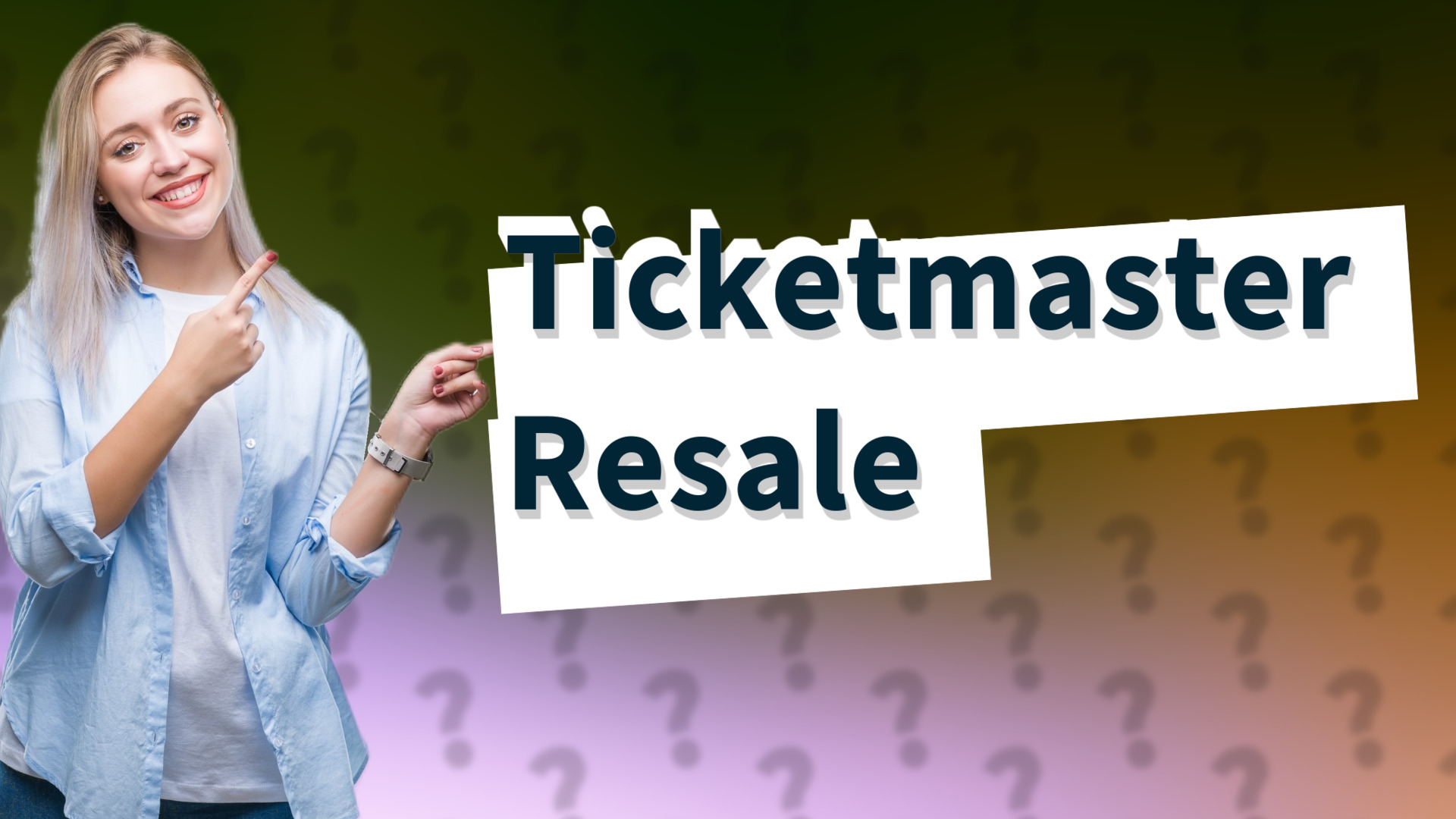 Ticketmaster Resale