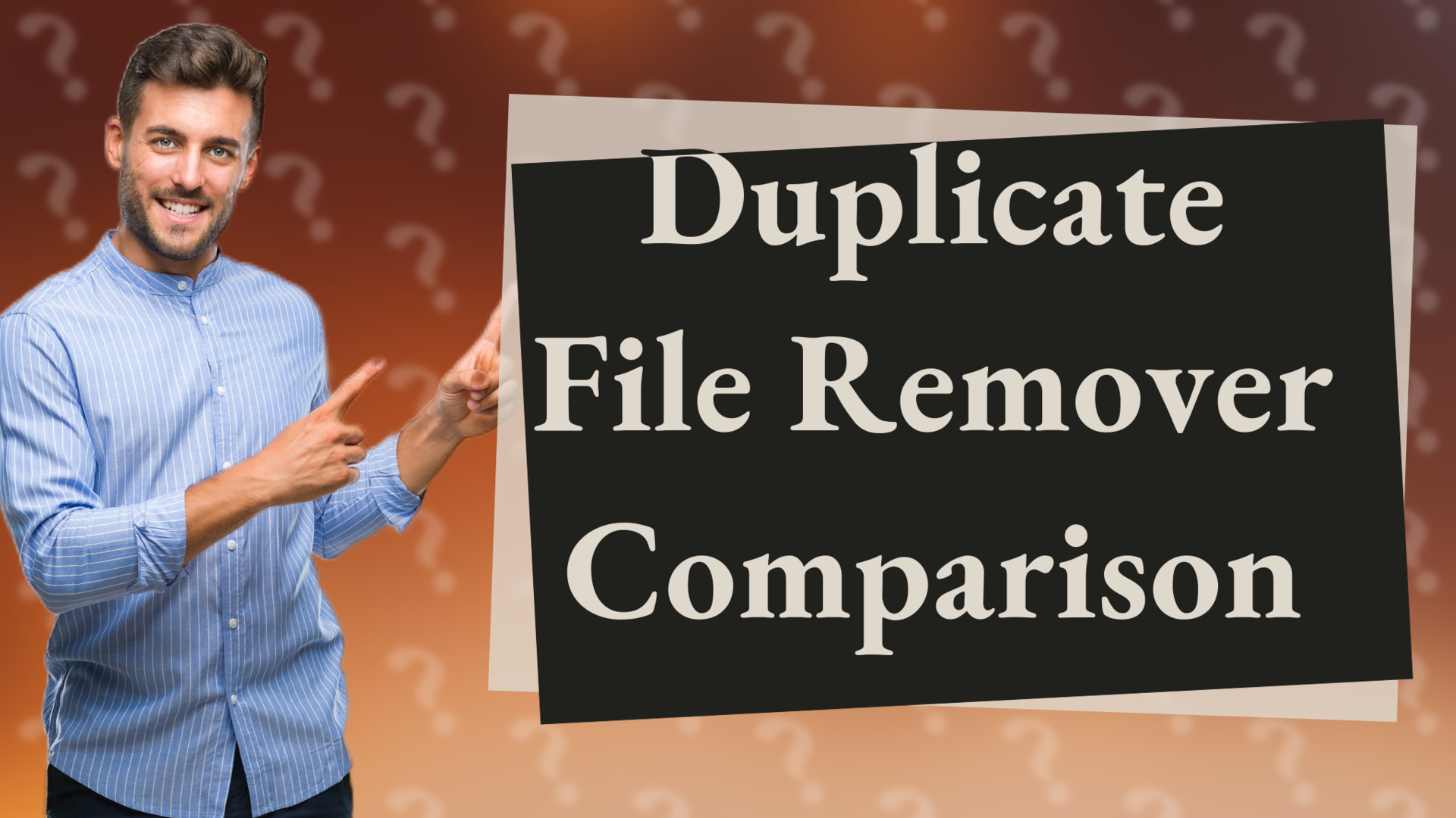 Duplicate File Remover Comparison