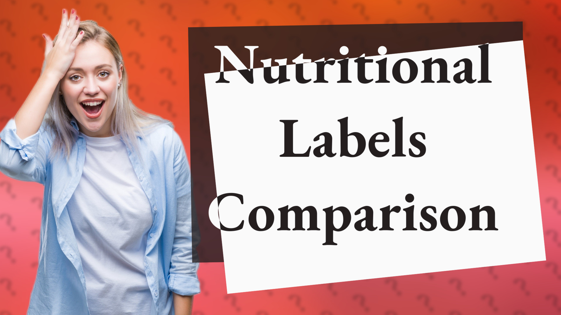 Nutritional Labels Comparison
