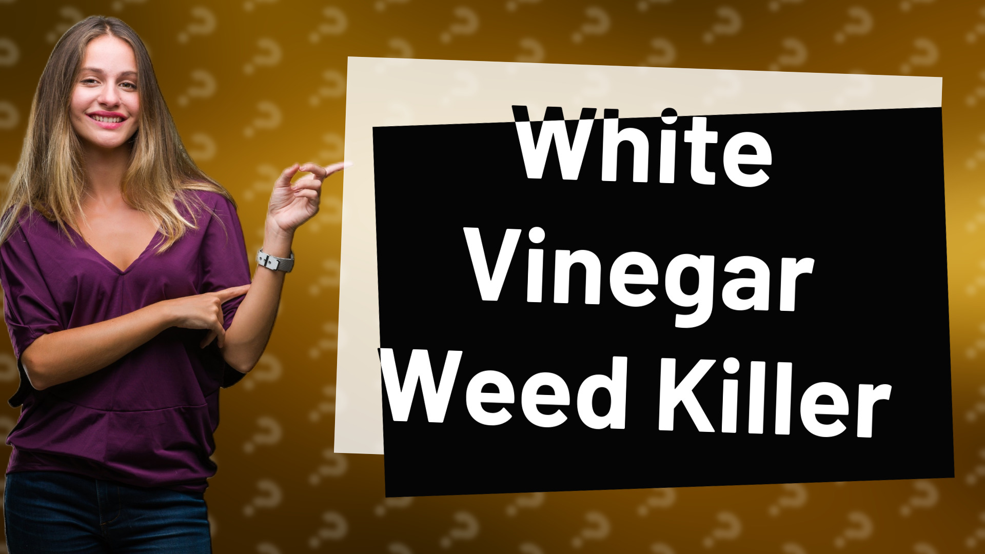 White Vinegar Weed Killer