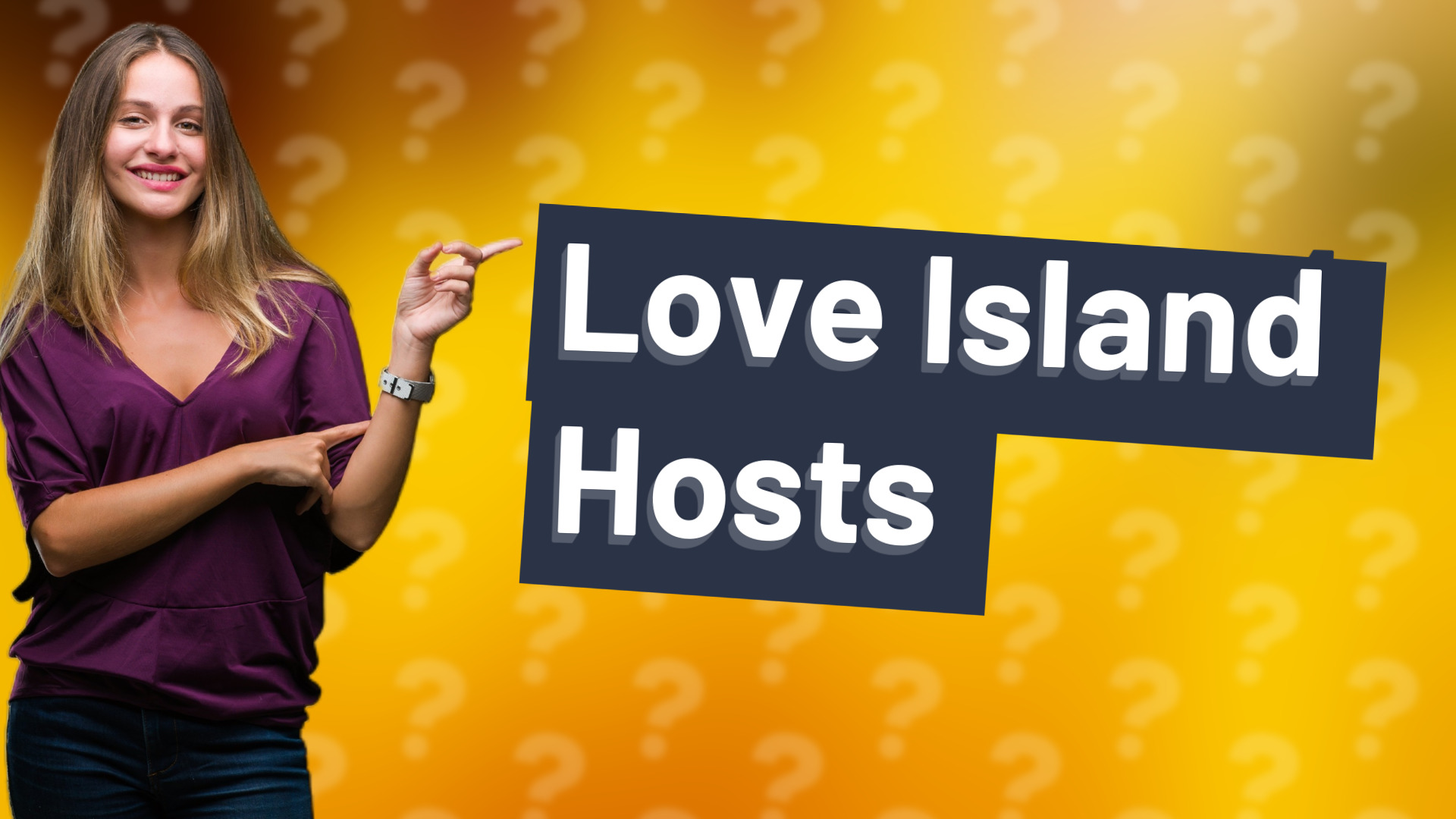 Love Island Hosts