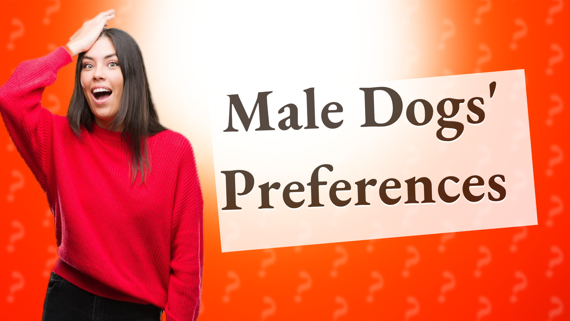 Male Dogs' Preferences