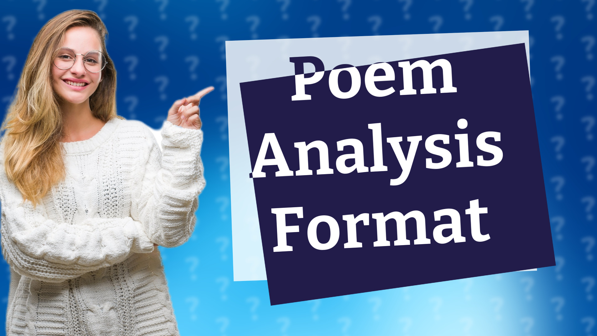 Poem Analysis Format
