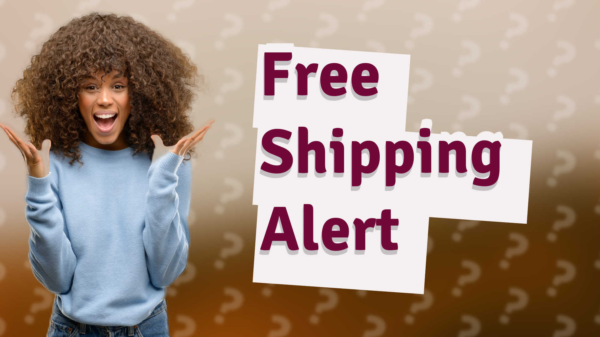 Free Shipping Alert