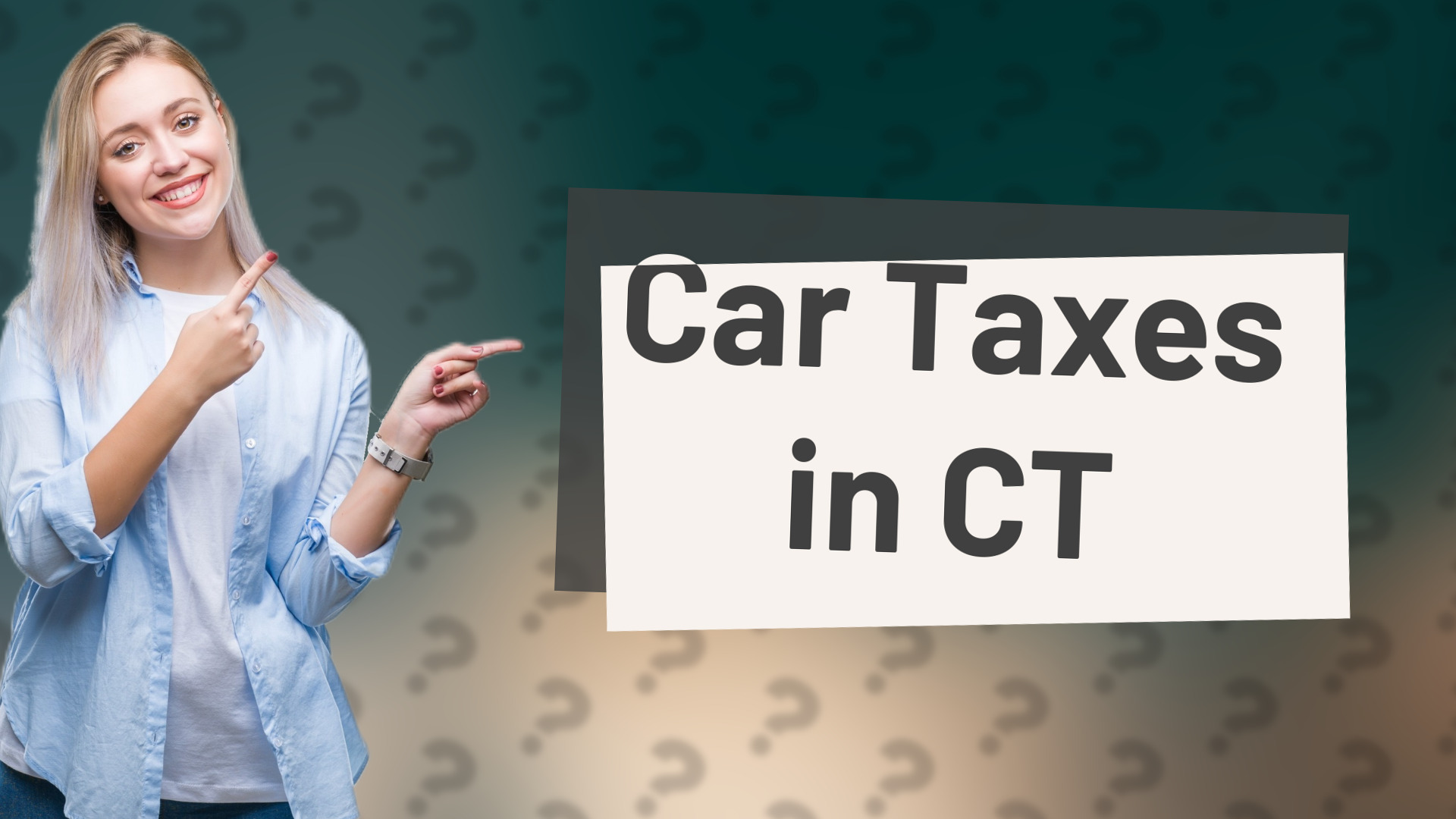 Car Taxes in CT
