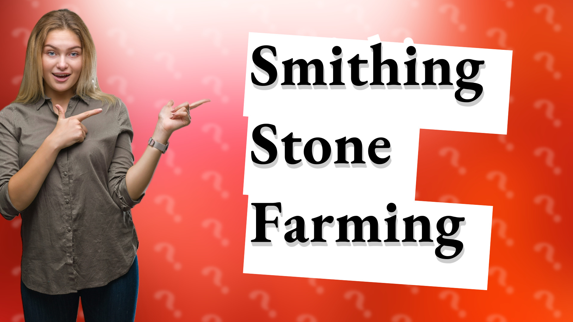 Smithing Stone Farming