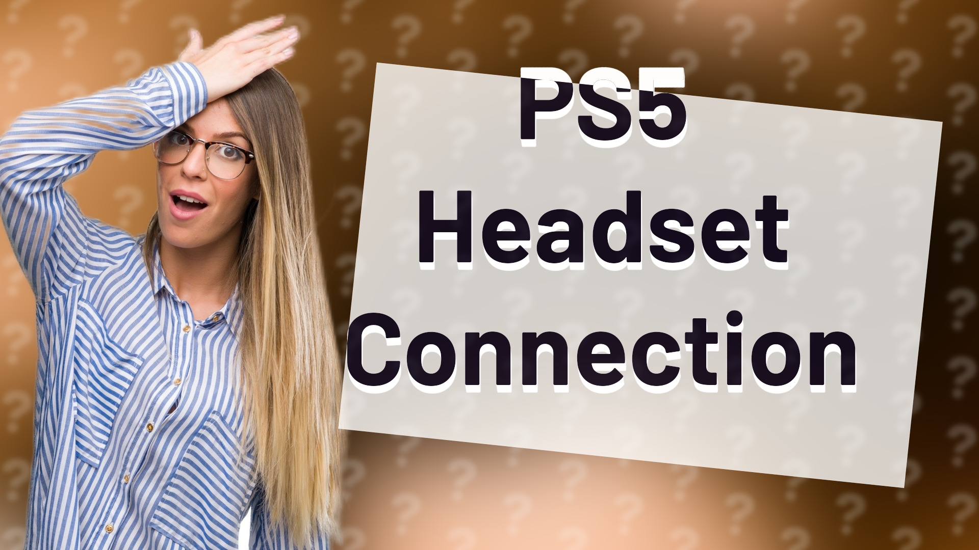 PS5 Headset Connection