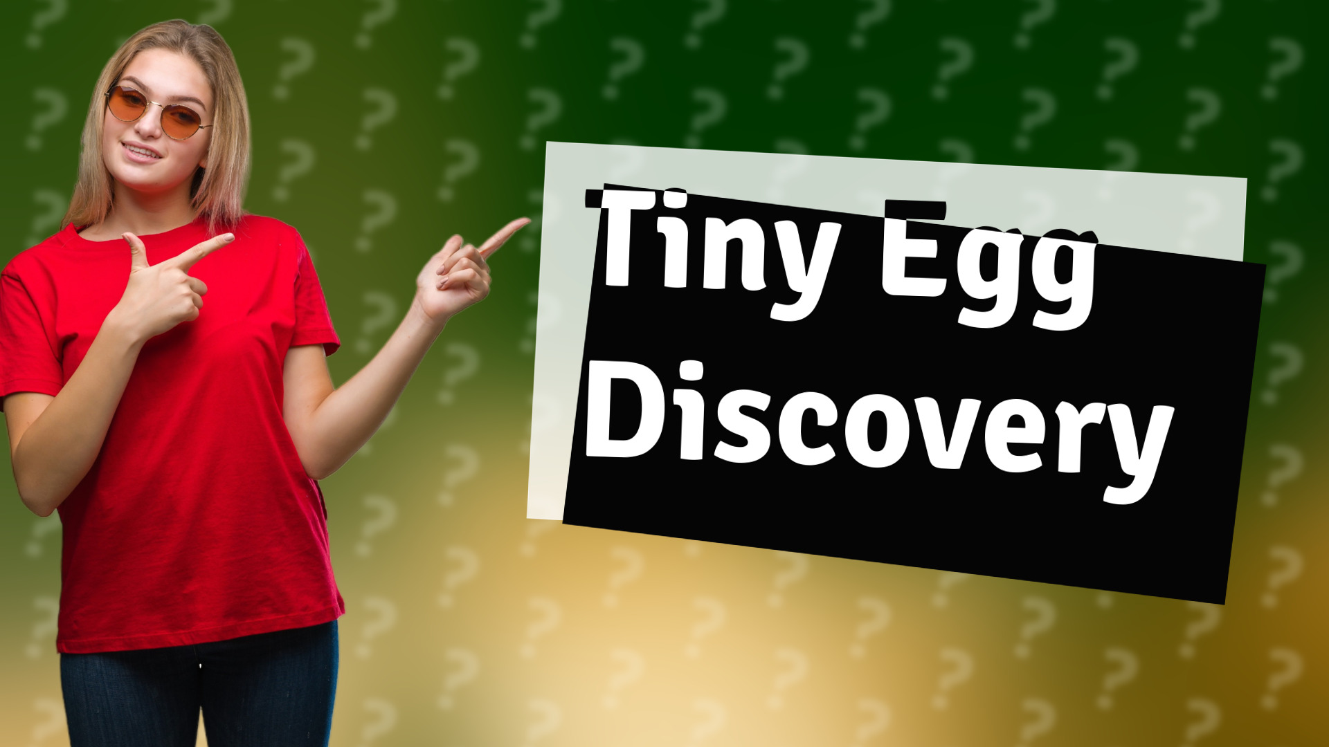 Tiny Egg Discovery
