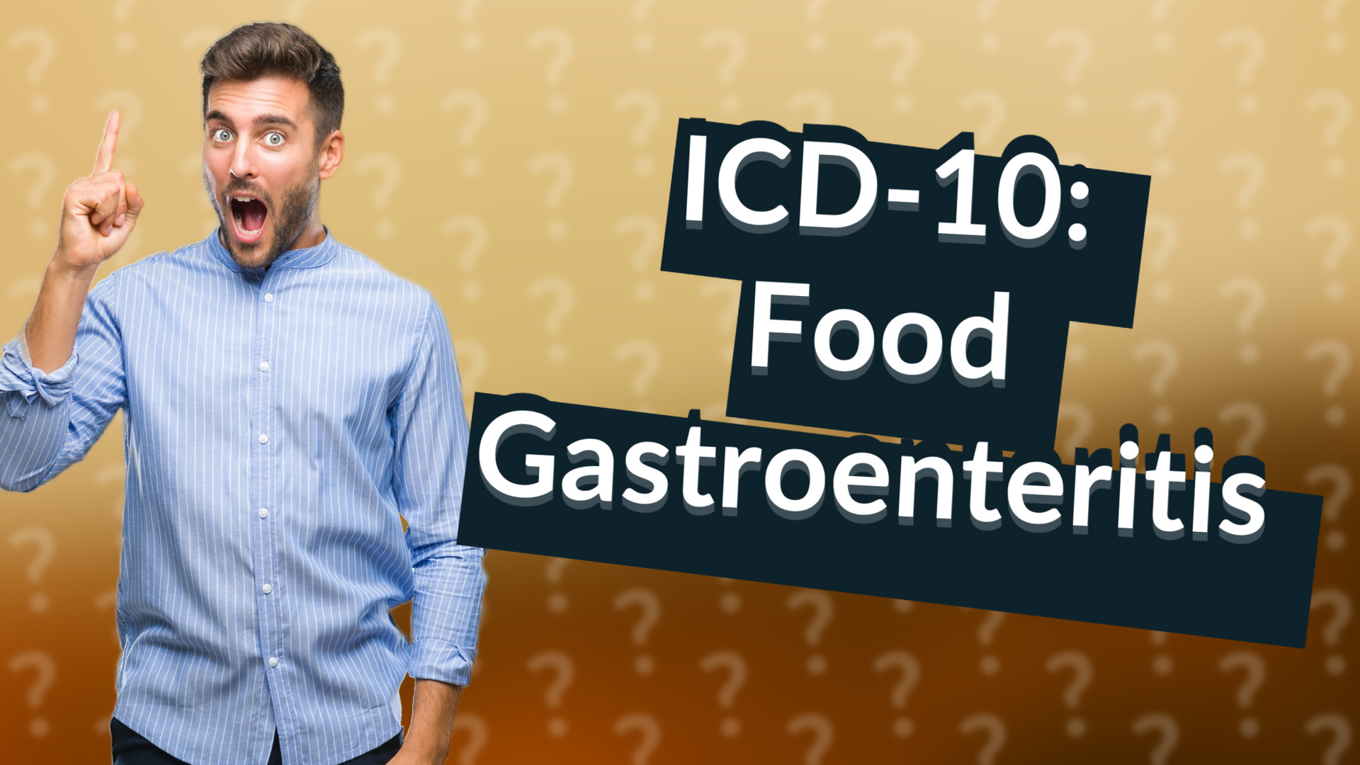 ICD-10: Food Gastroenteritis