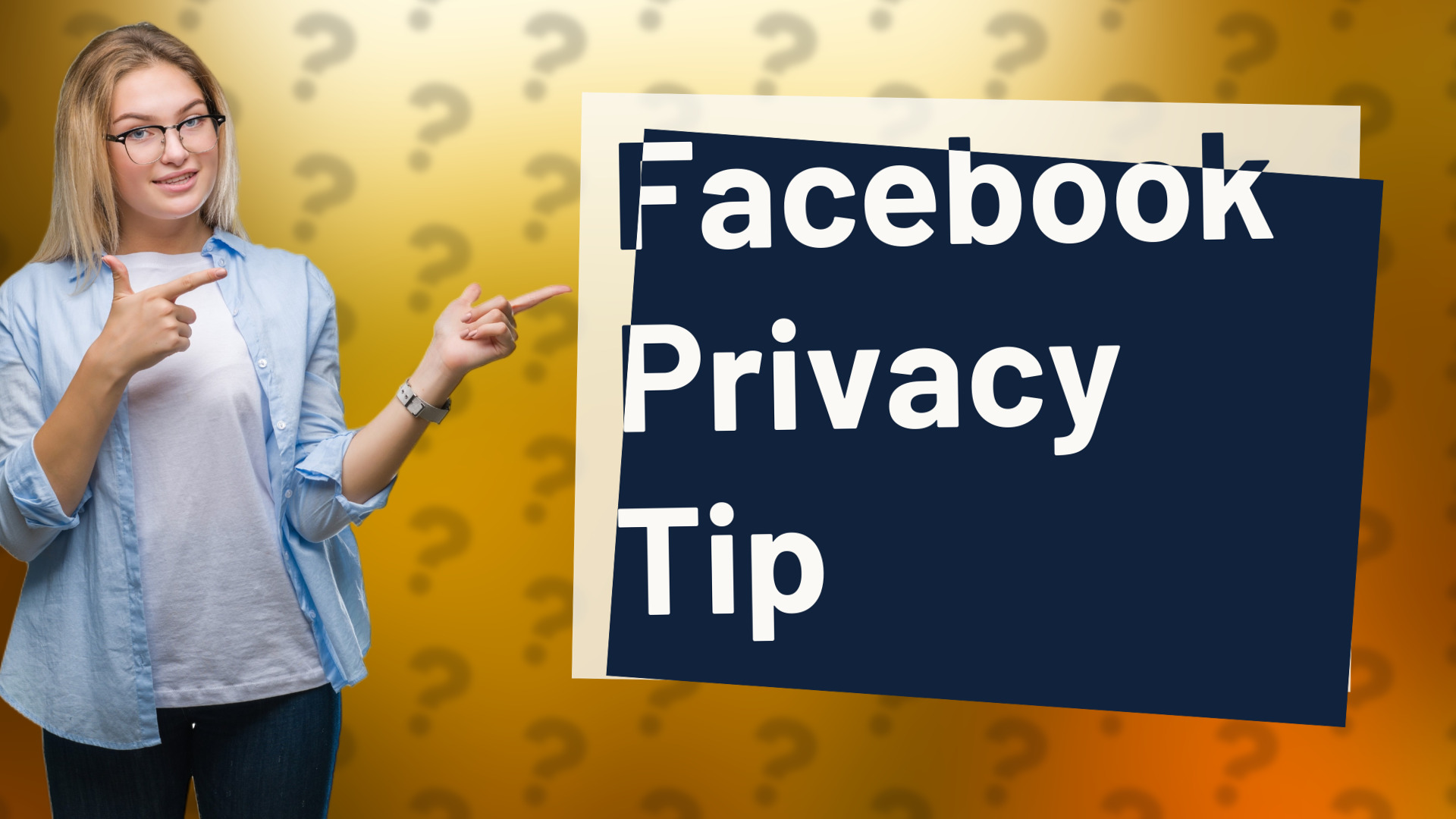 Facebook Privacy Tip