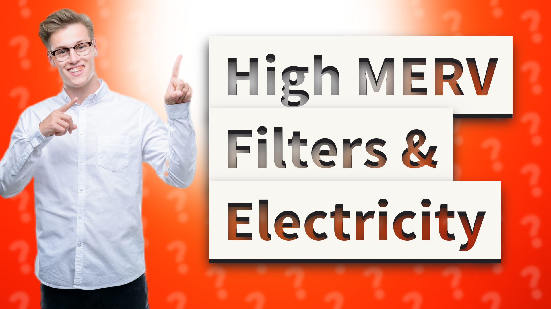 High MERV Filters & Electricity