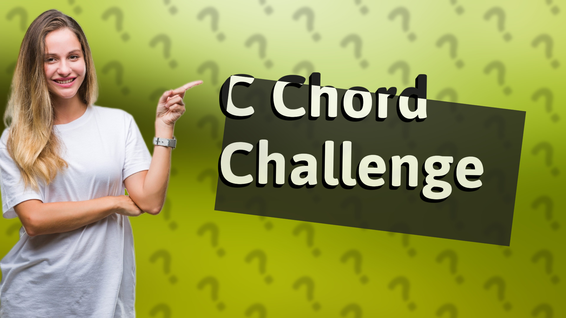 C Chord Challenge