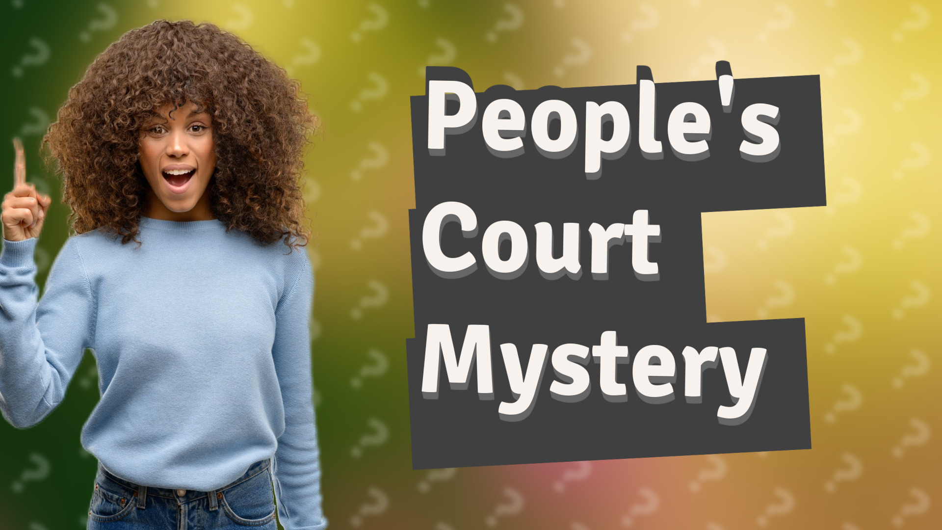 People's Court Mystery