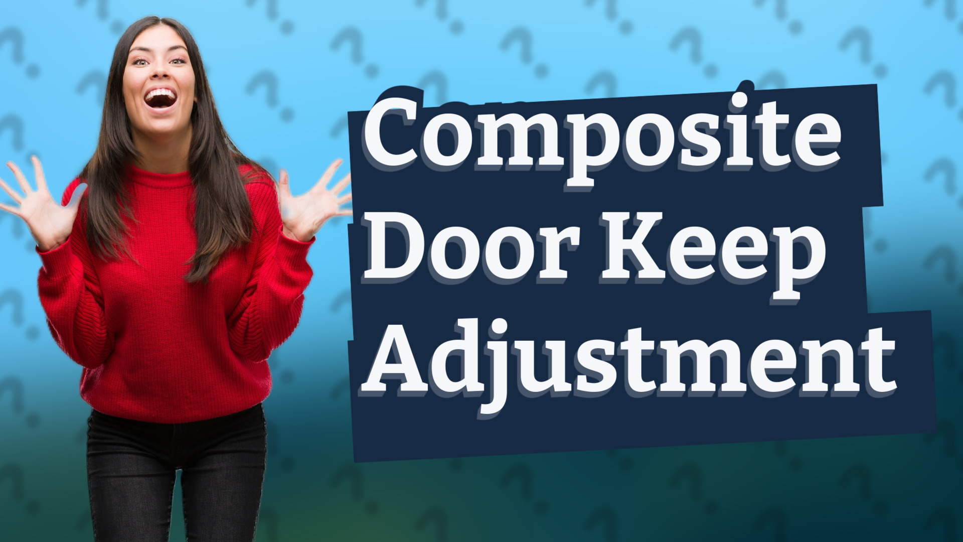 Composite Door Keep Adjustment
