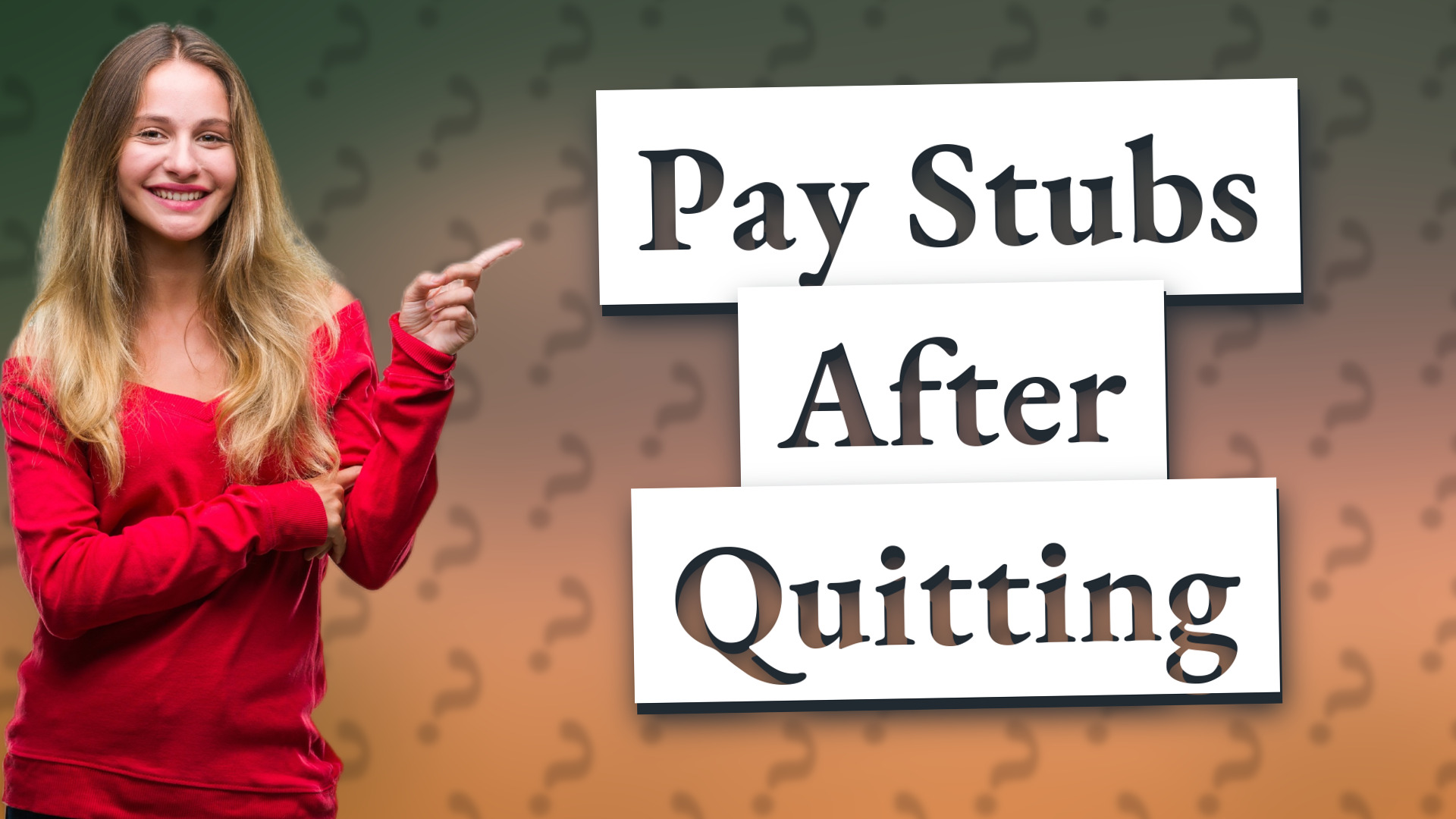 Pay Stubs After Quitting