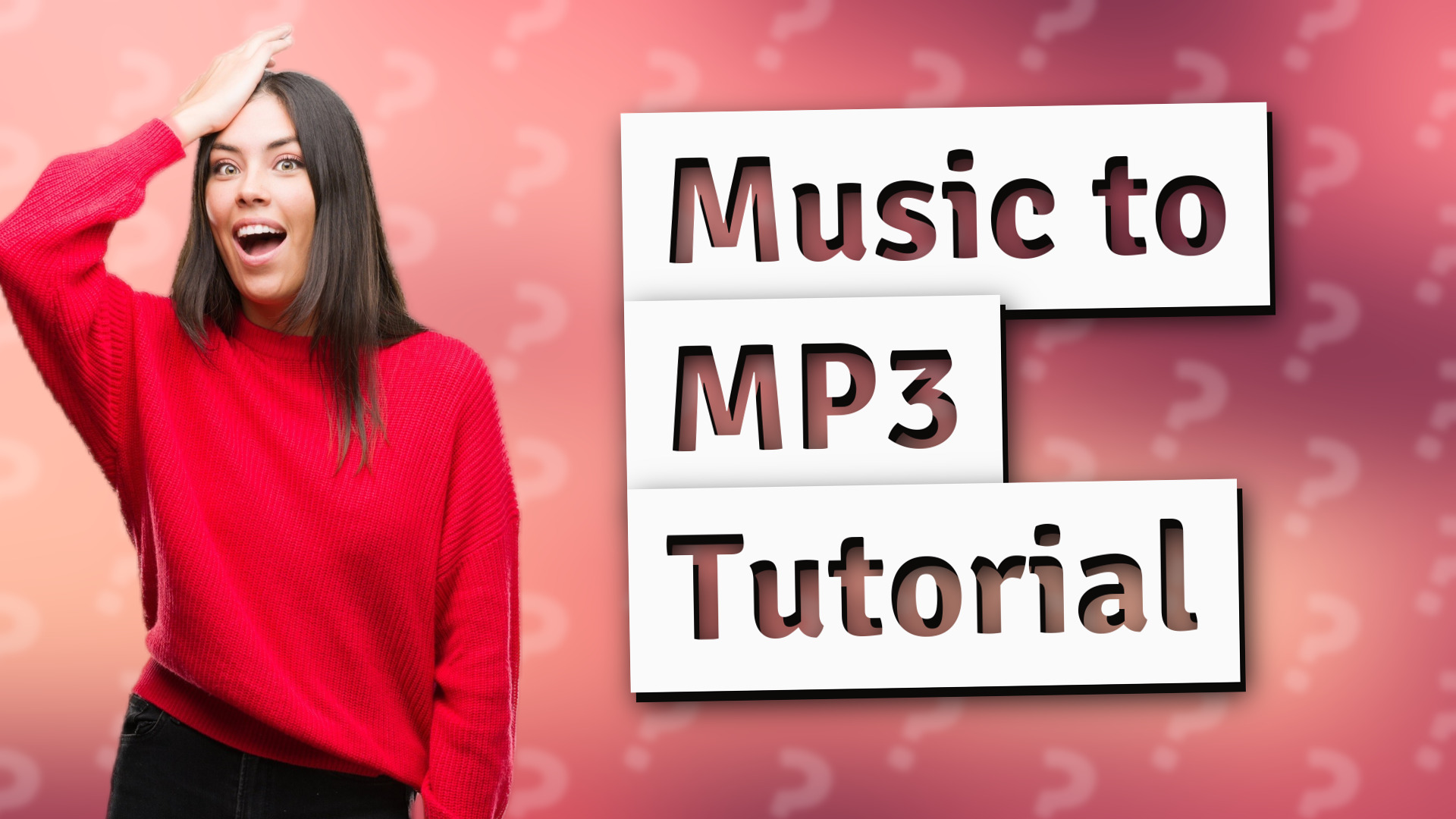 Music to MP3 Tutorial