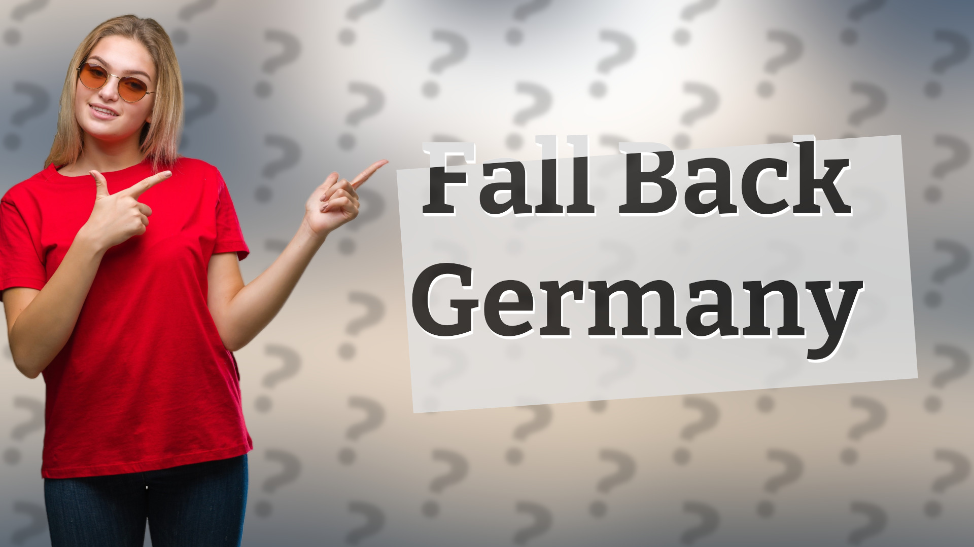 Fall Back Germany