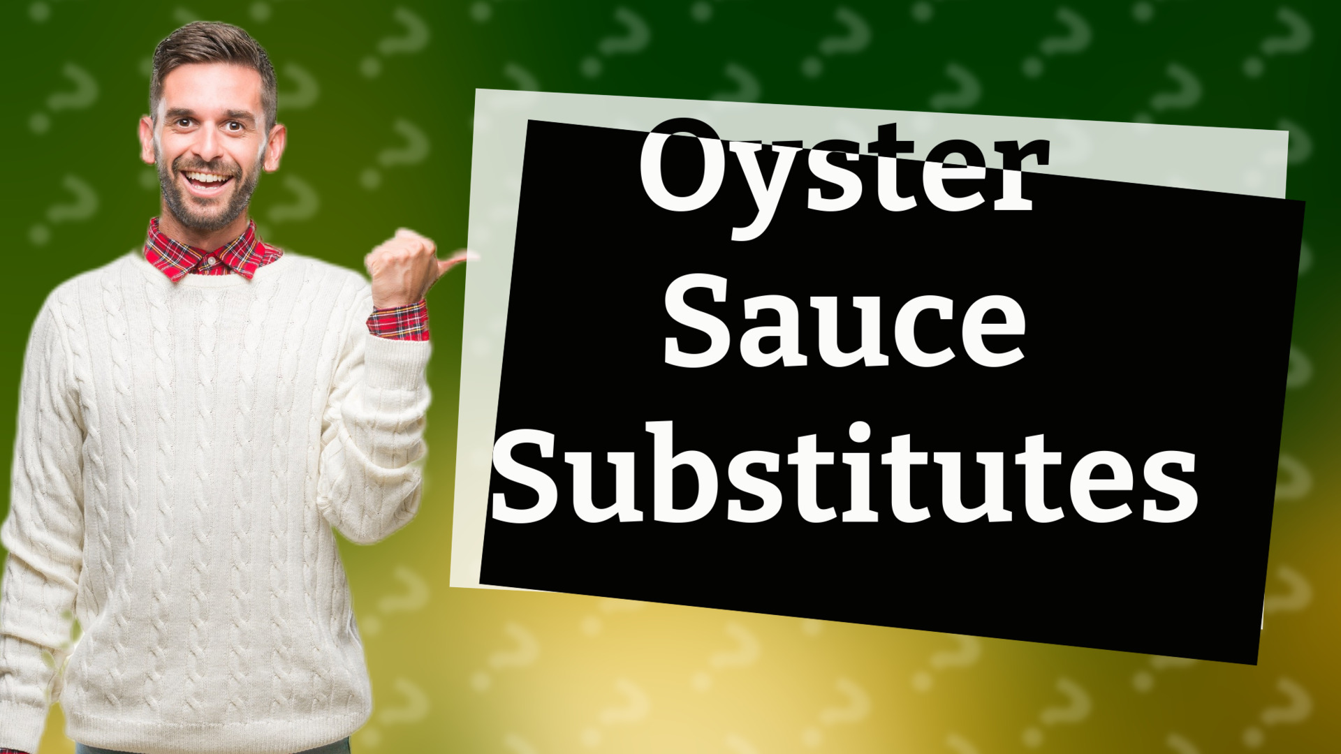 Oyster Sauce Substitutes