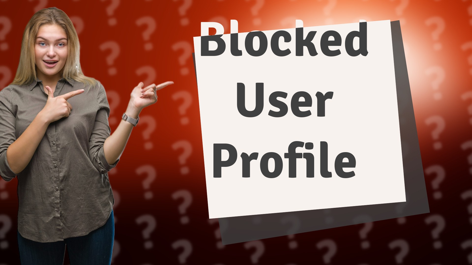 Blocked User Profile