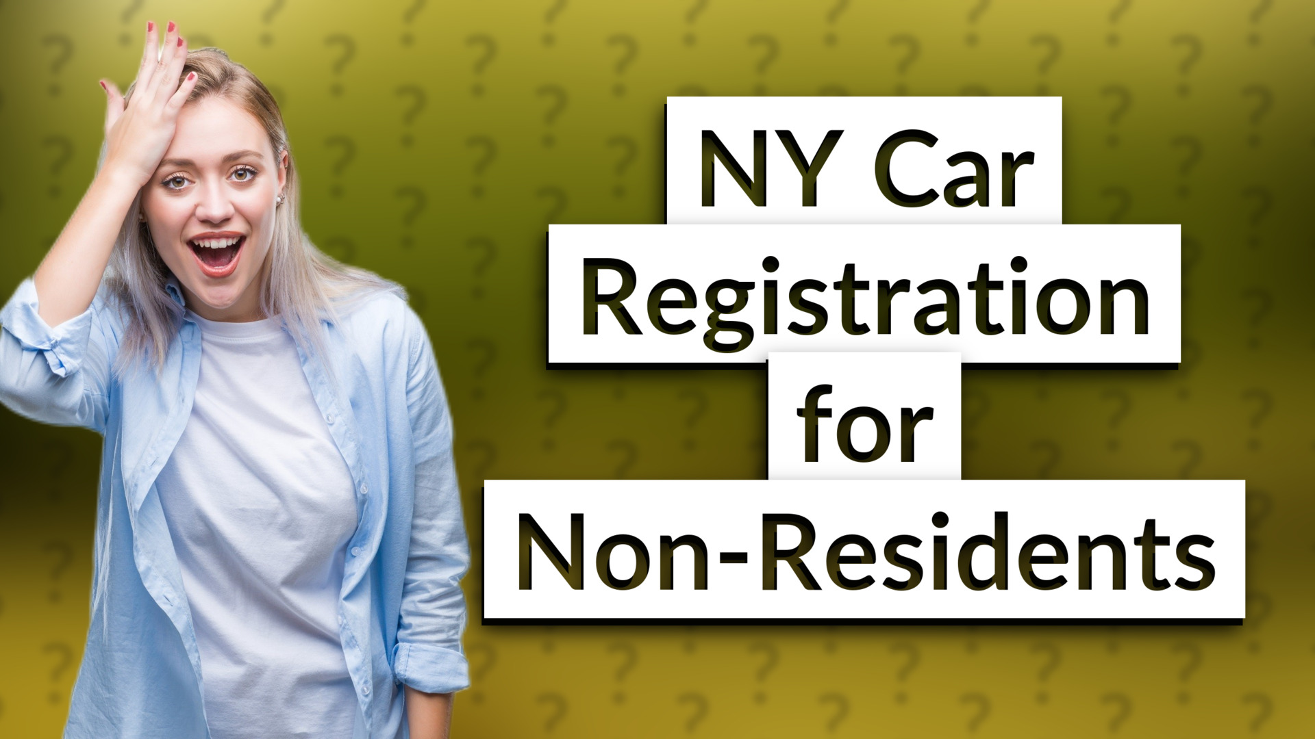 NY Car Registration for Non-Residents