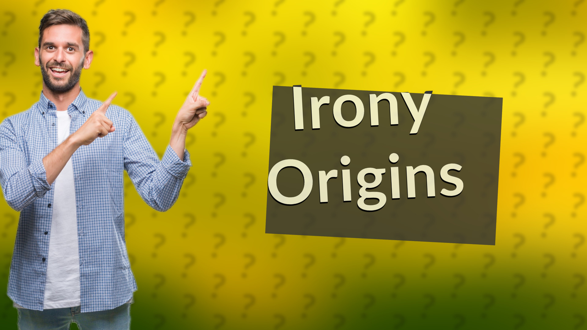 Irony Origins