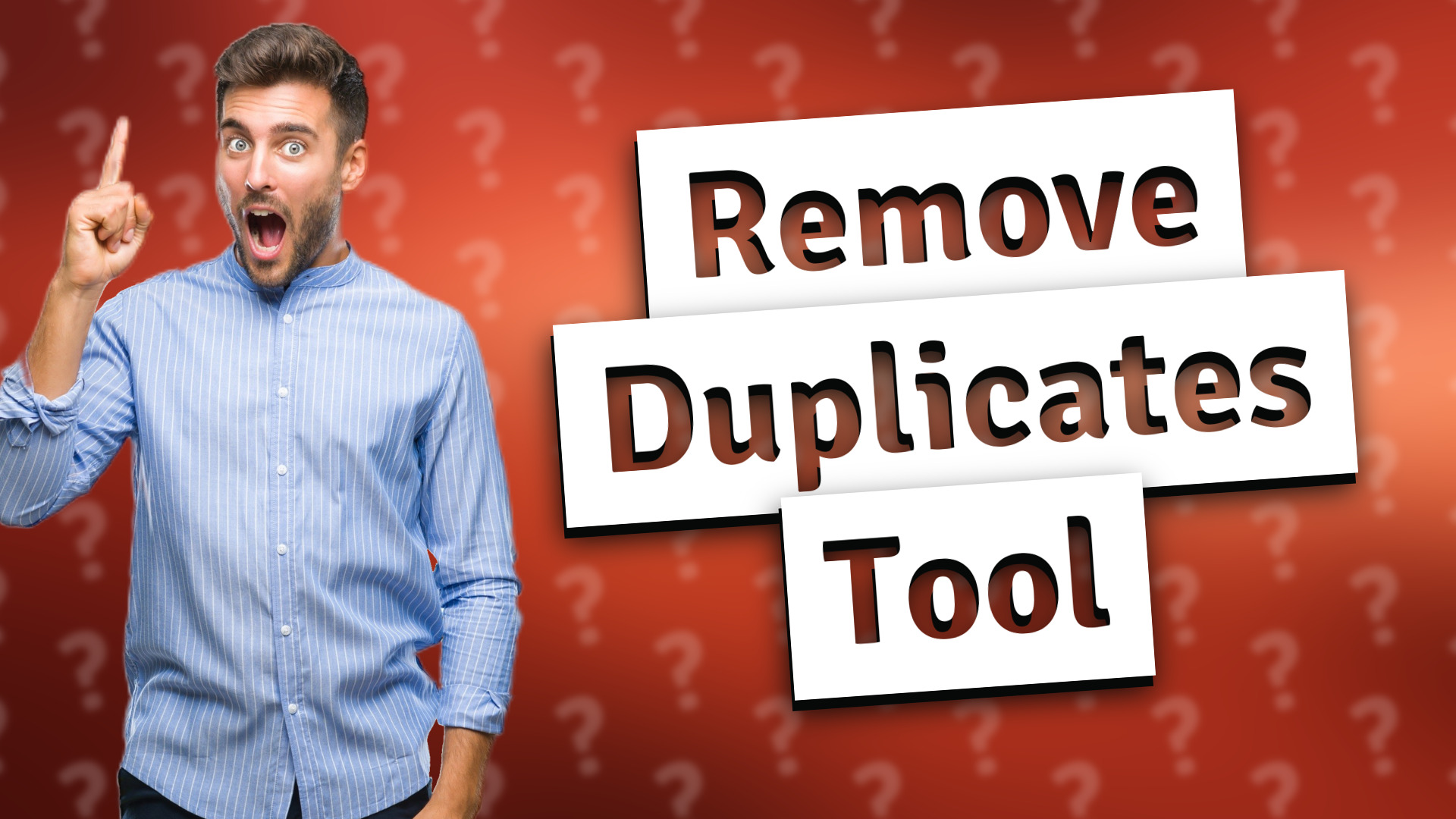 Remove Duplicates Tool