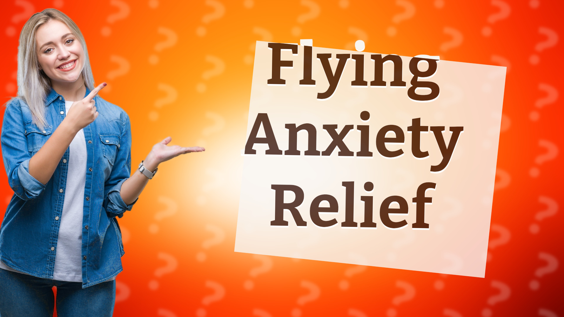 Flying Anxiety Relief