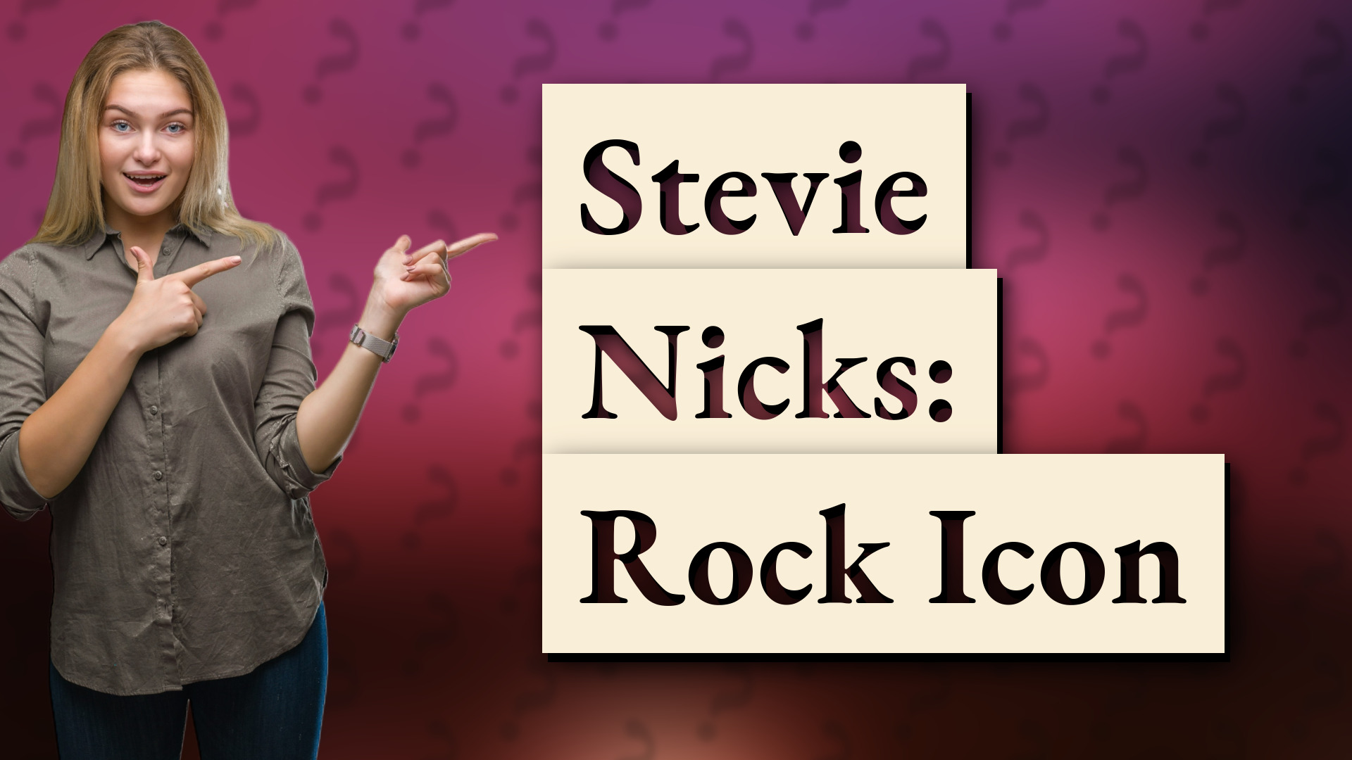 Stevie Nicks: Rock Icon