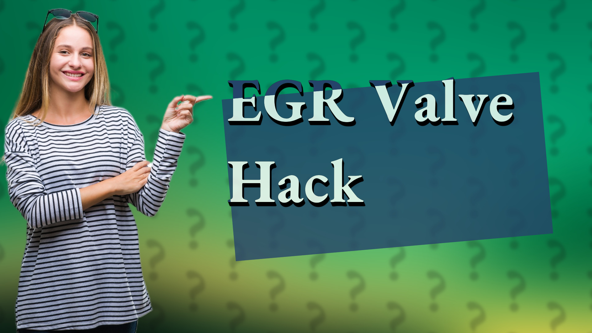 EGR Valve Hack