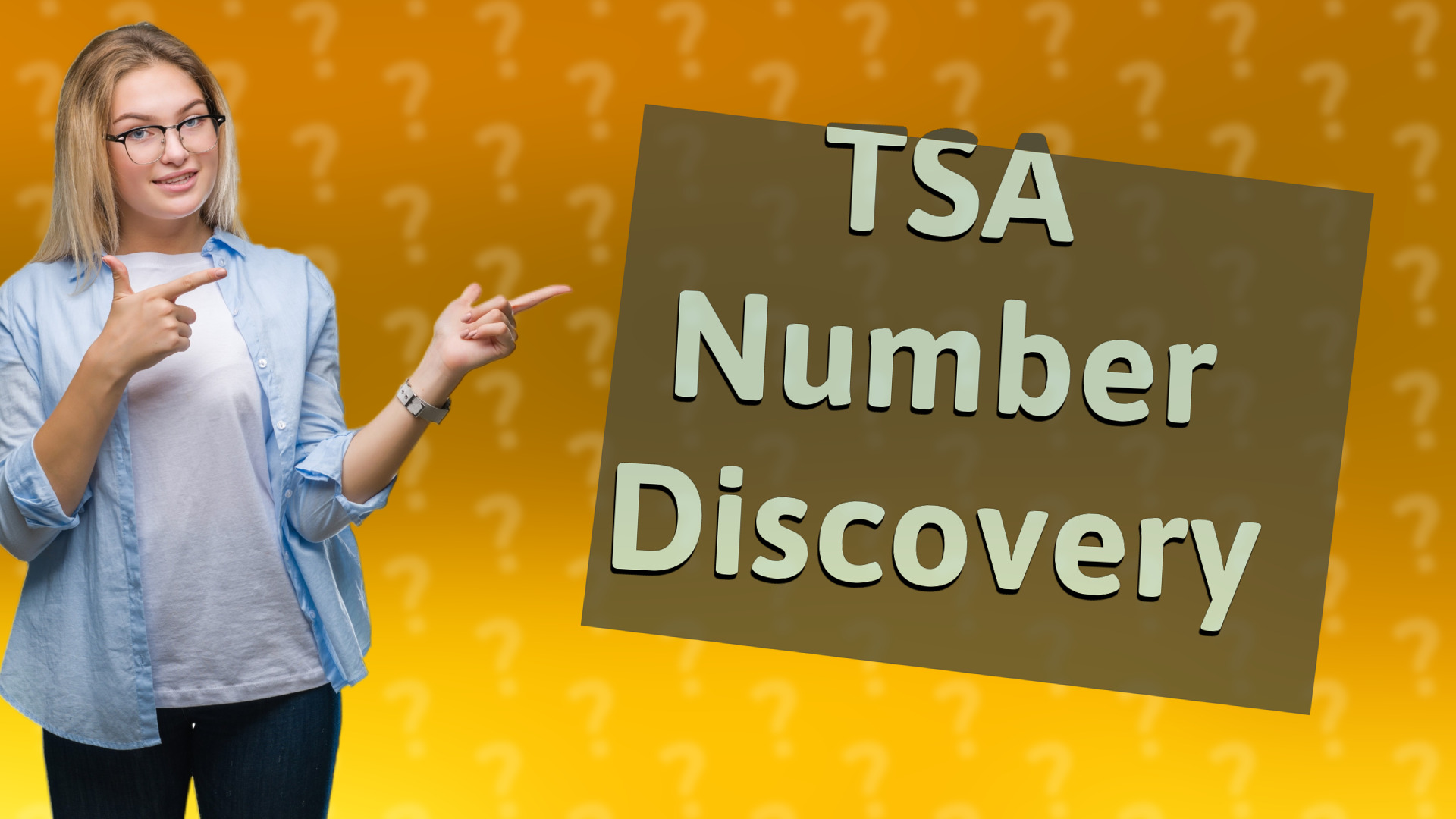 TSA Number Discovery