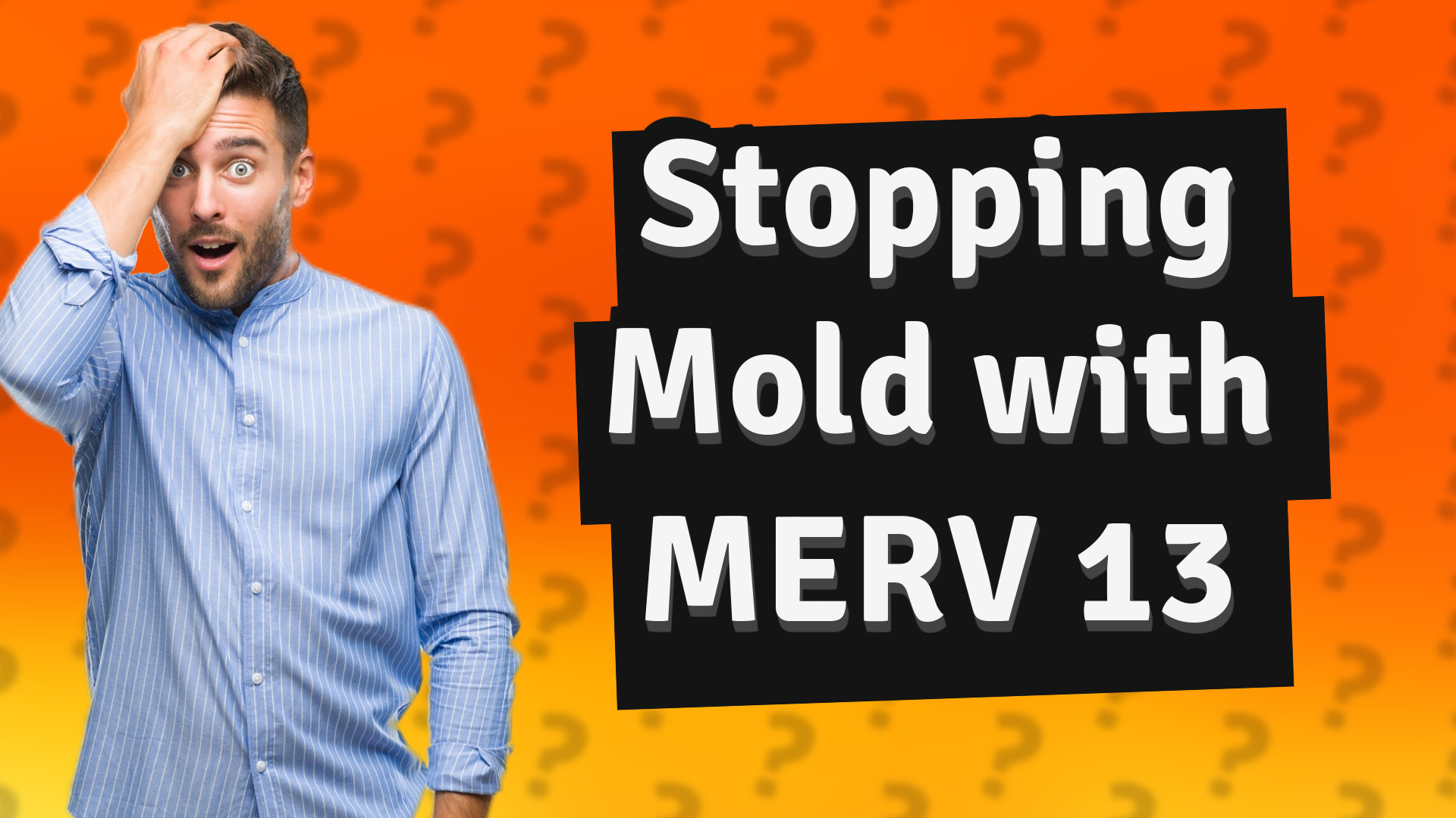 Stopping Mold with MERV 13