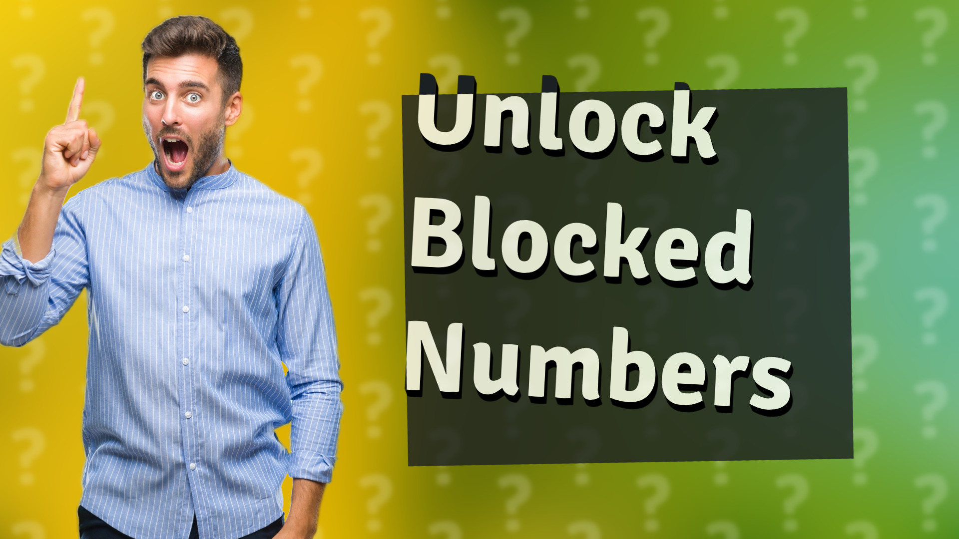 Unlock Blocked Numbers