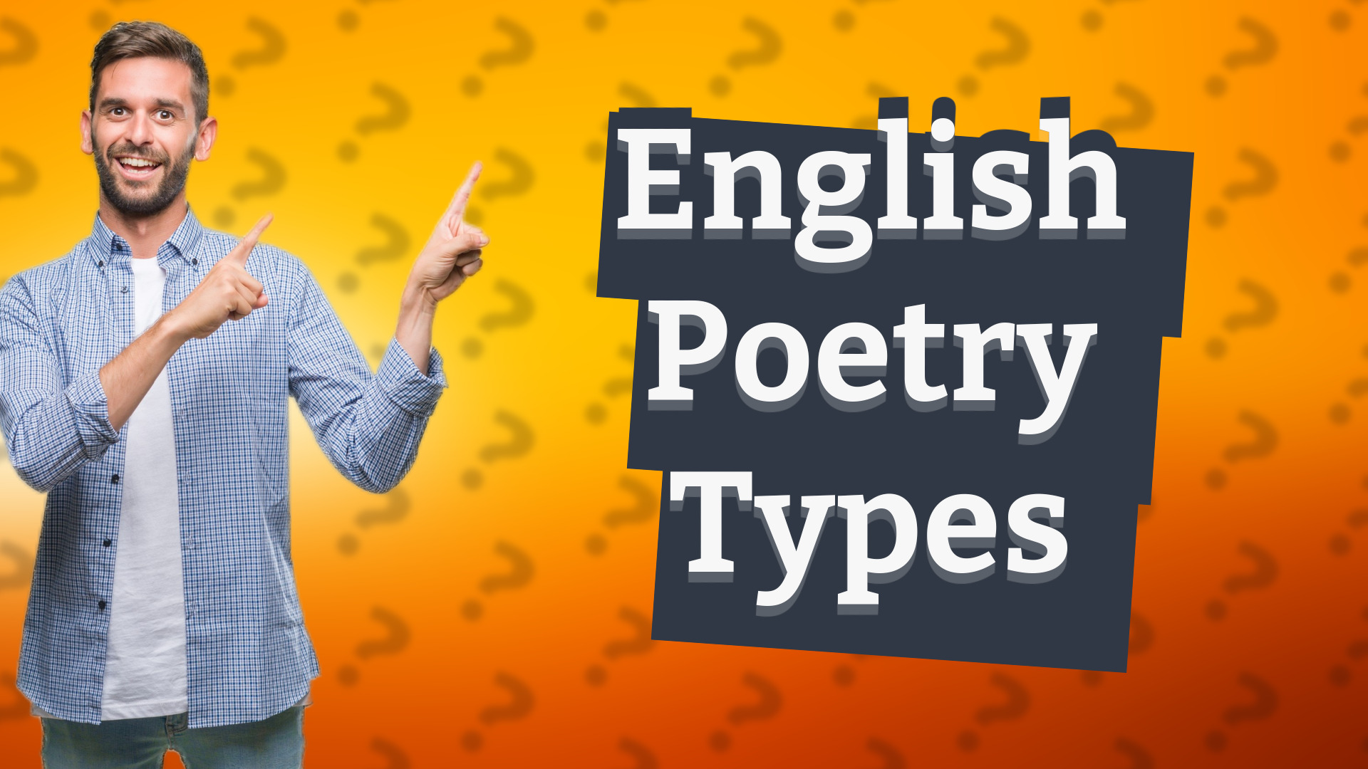 English Poetry Types
