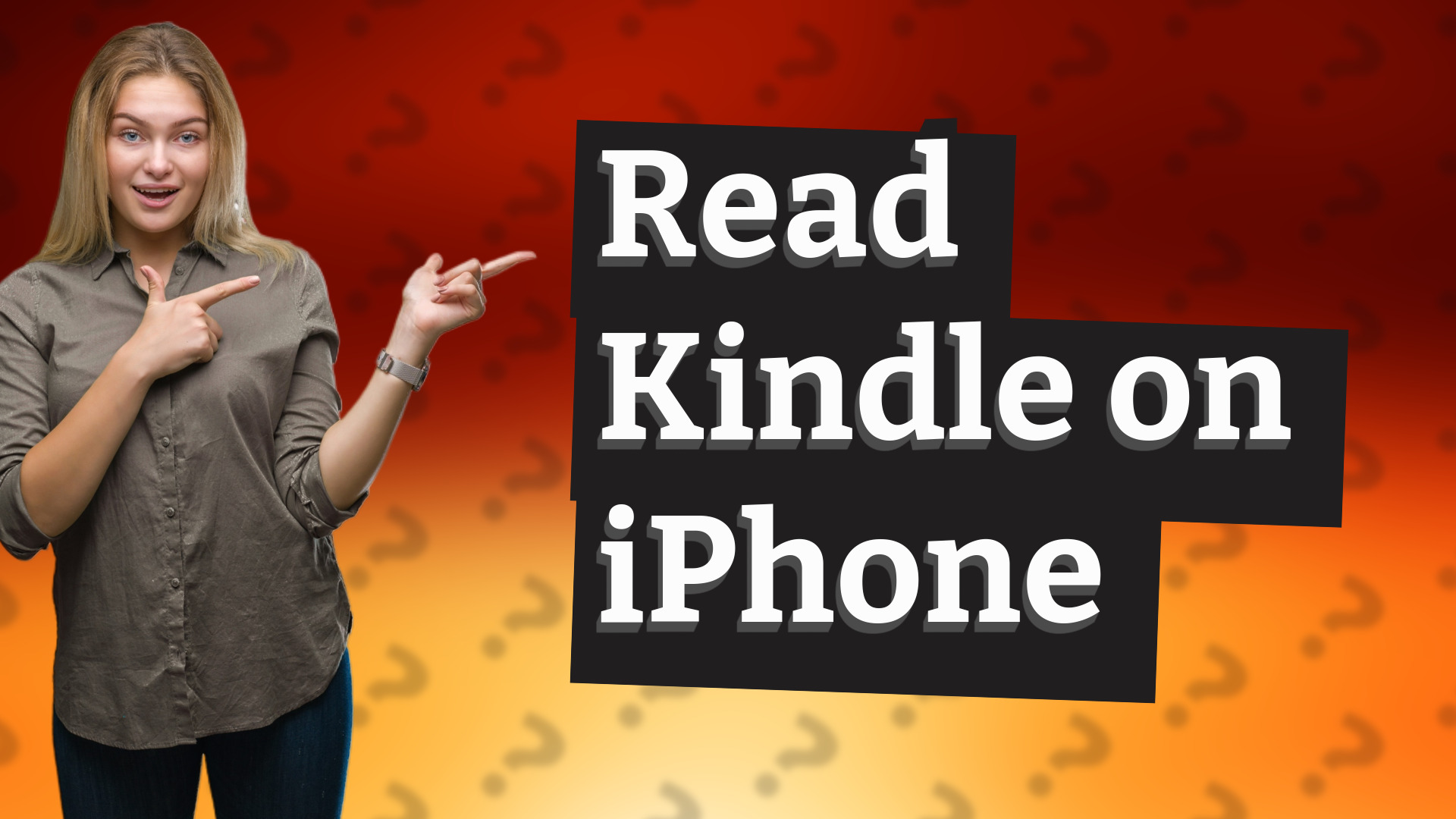 Read Kindle on iPhone