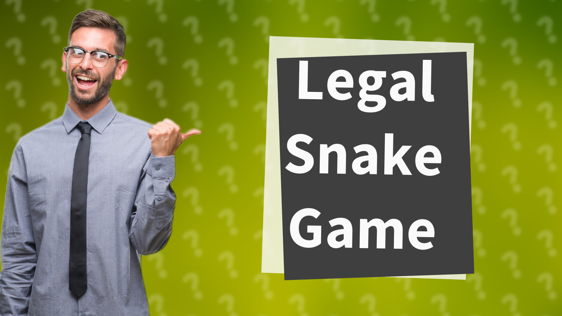 Legal Snake Game