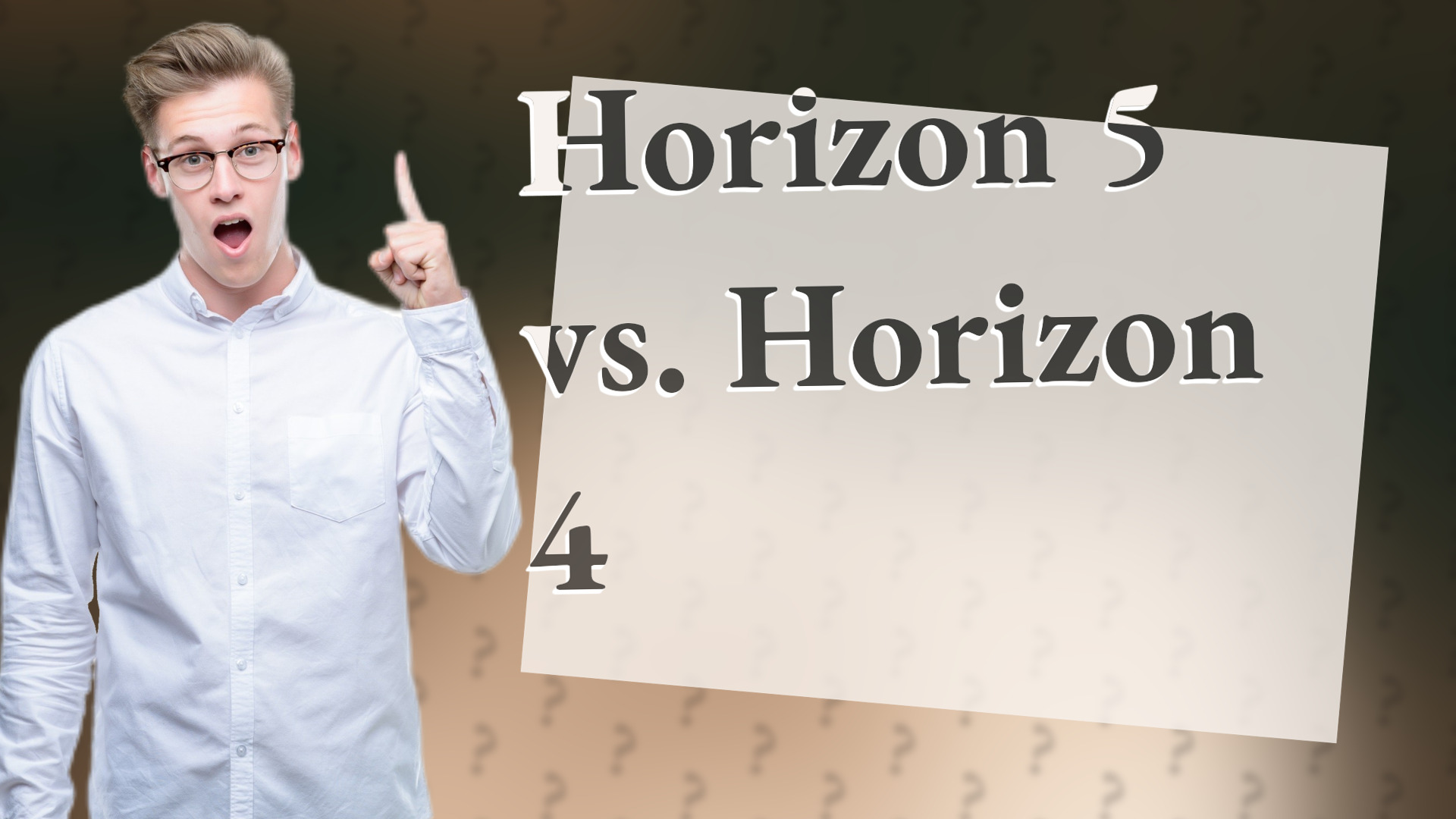 Horizon 5 vs. Horizon 4
