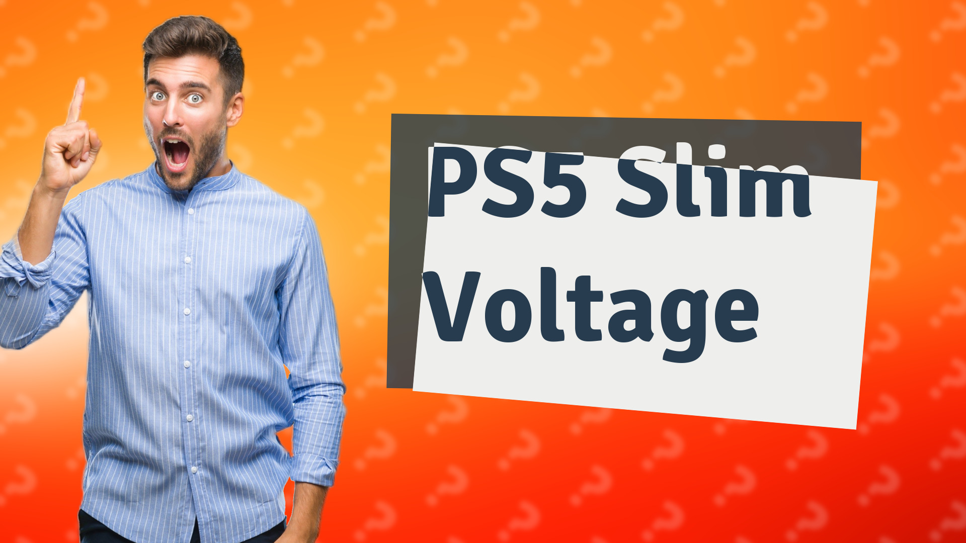 PS5 Slim Voltage