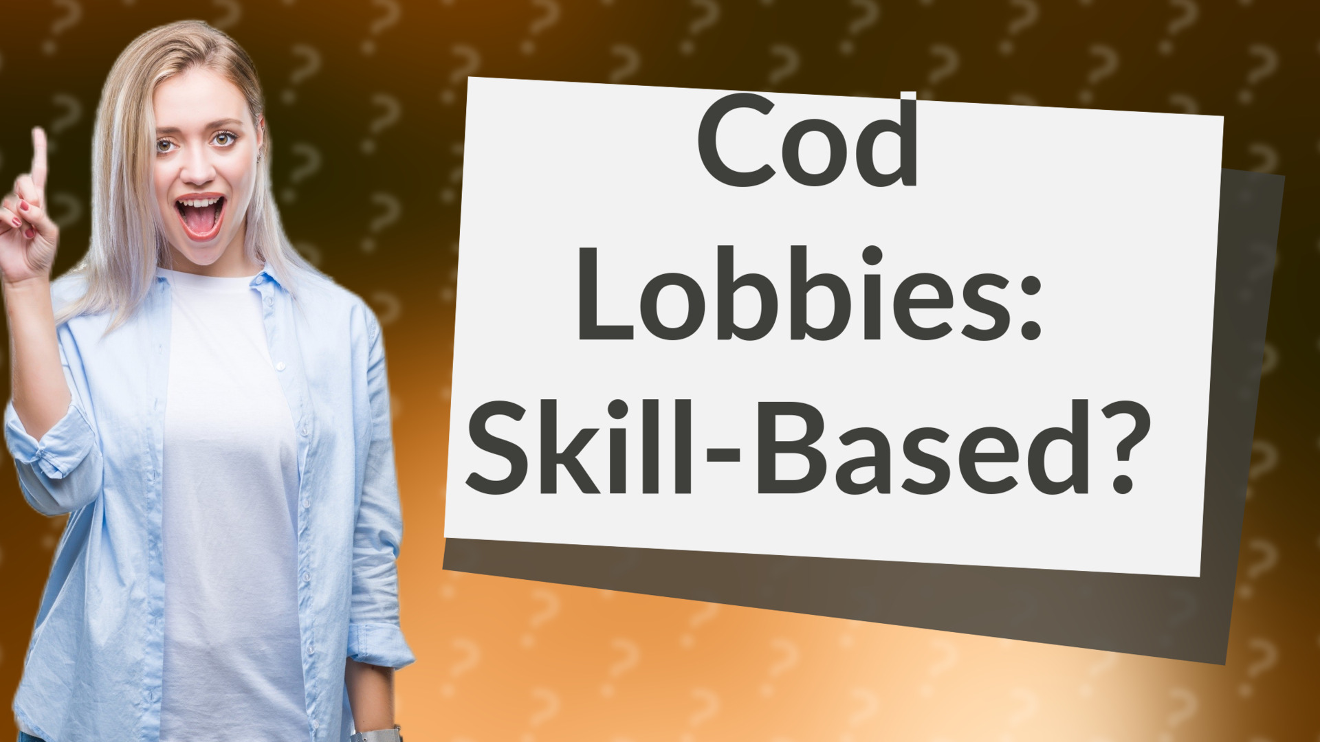 Cod Lobbies: Skill-Based?