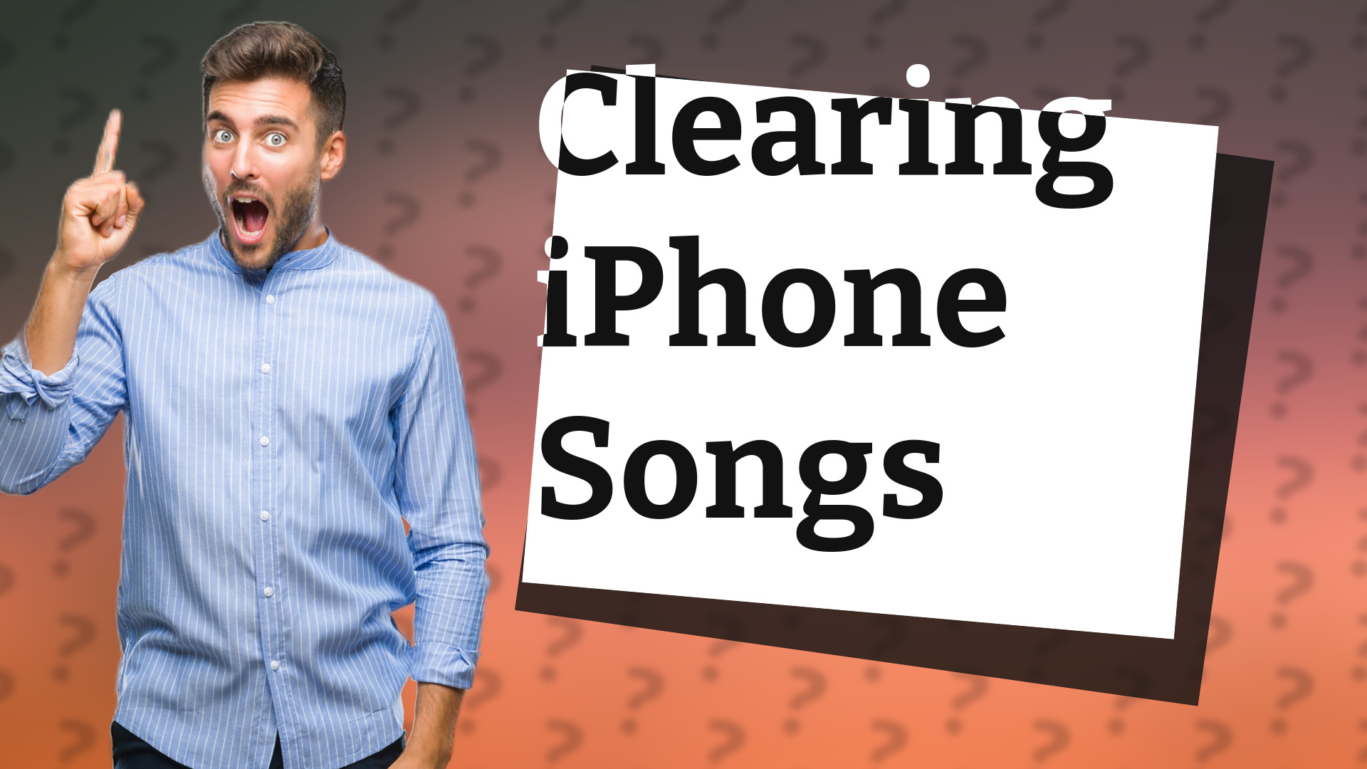 Clearing iPhone Songs