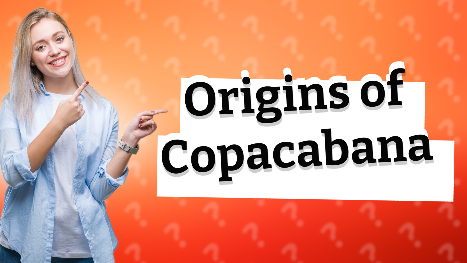Origins of Copacabana