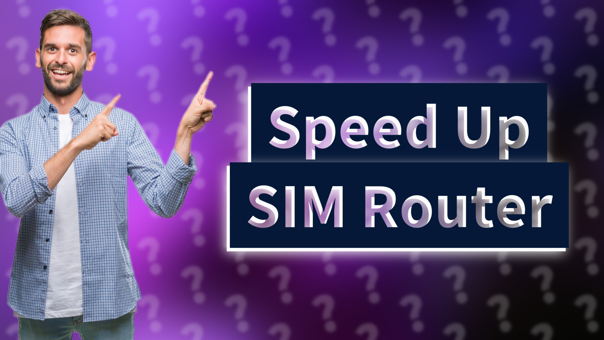 Speed Up SIM Router