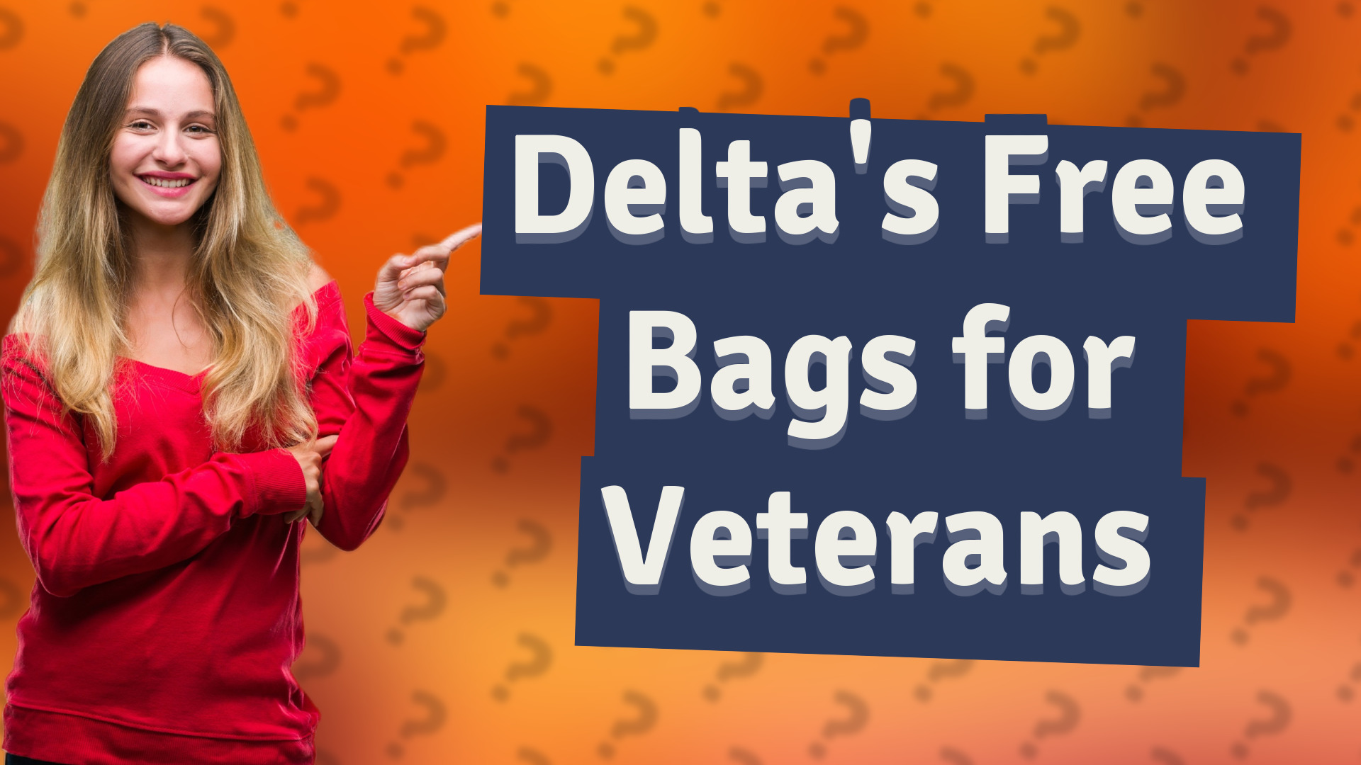 Delta's Free Bags for Veterans