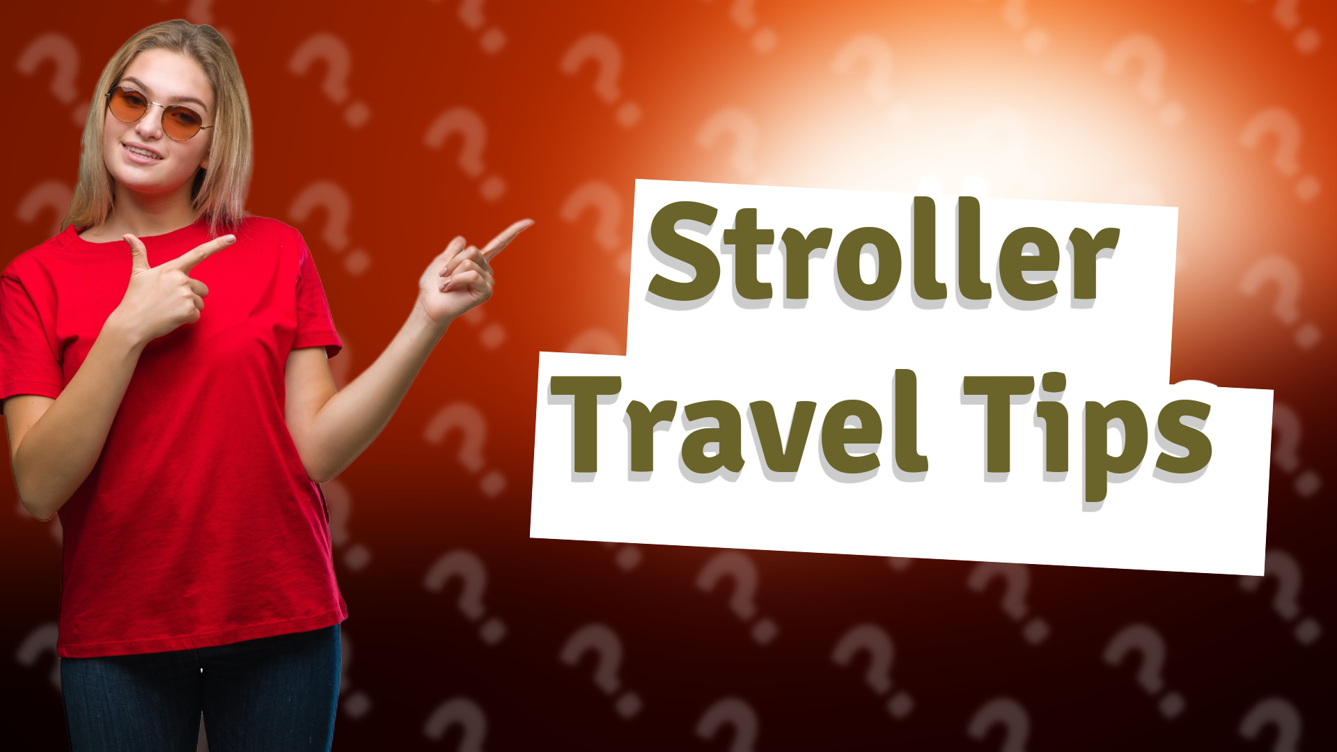 Stroller Travel Tips