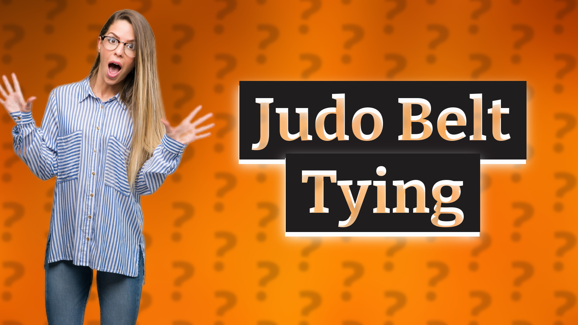 Judo Belt Tying