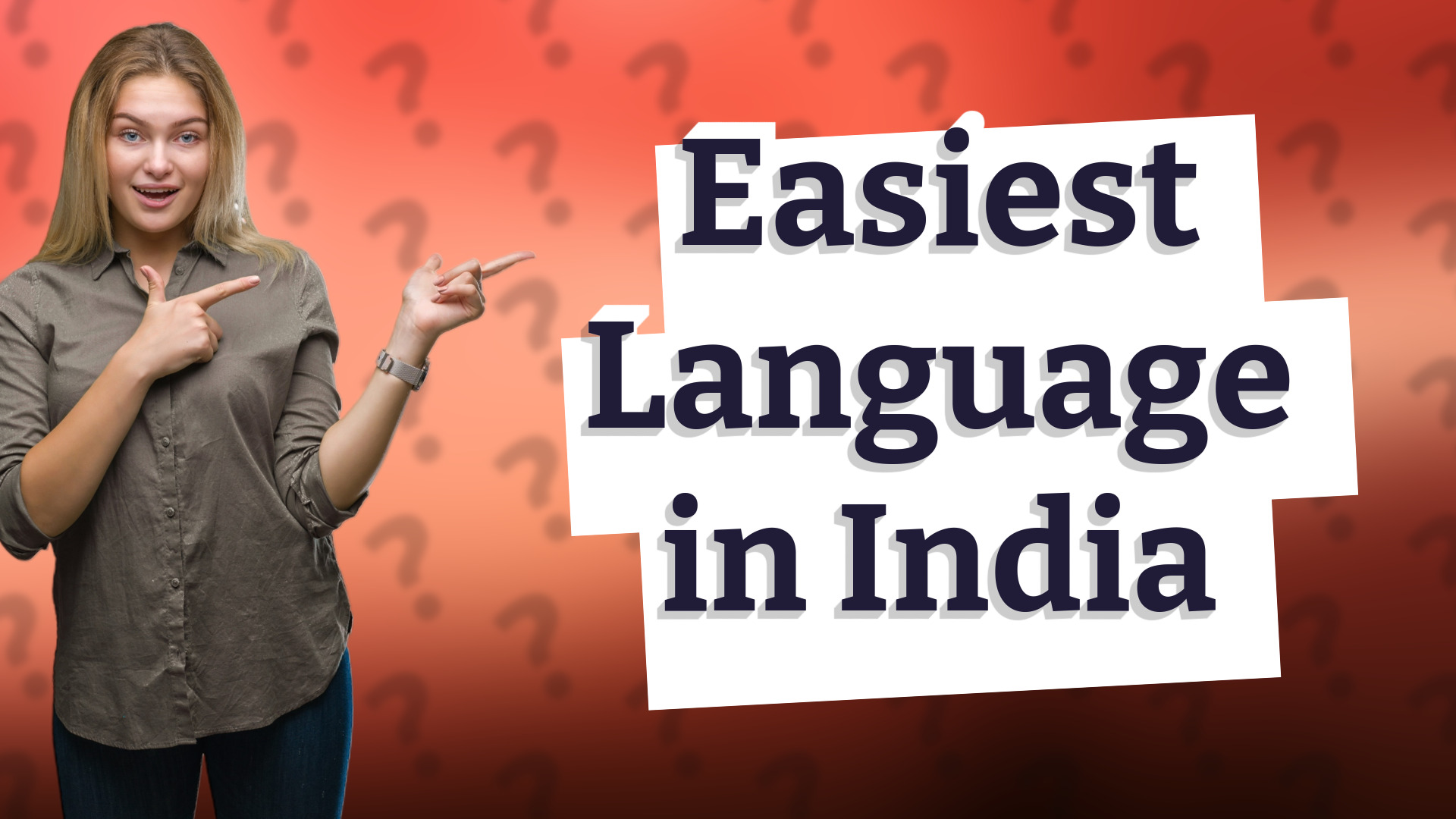 Easiest Language in India