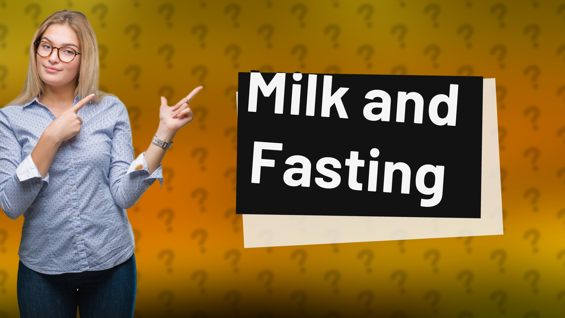 Milk and Fasting