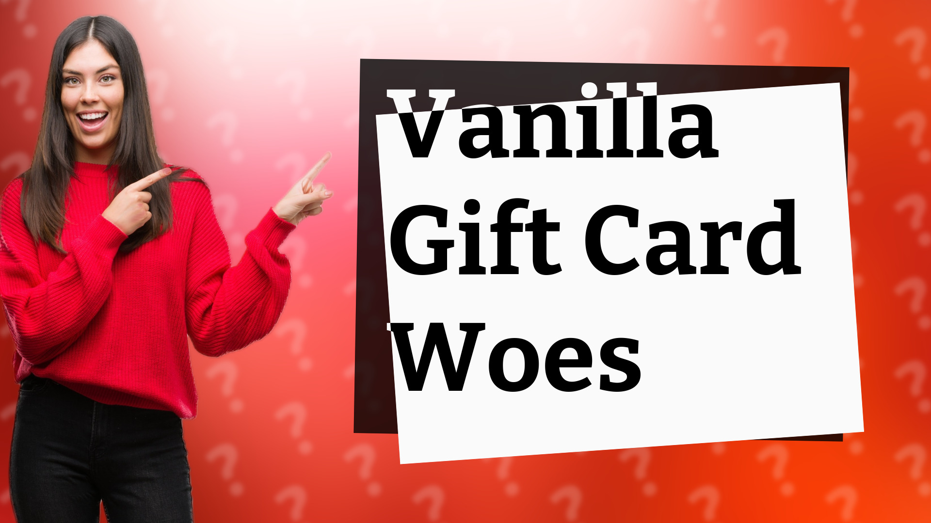 Vanilla Gift Card Woes