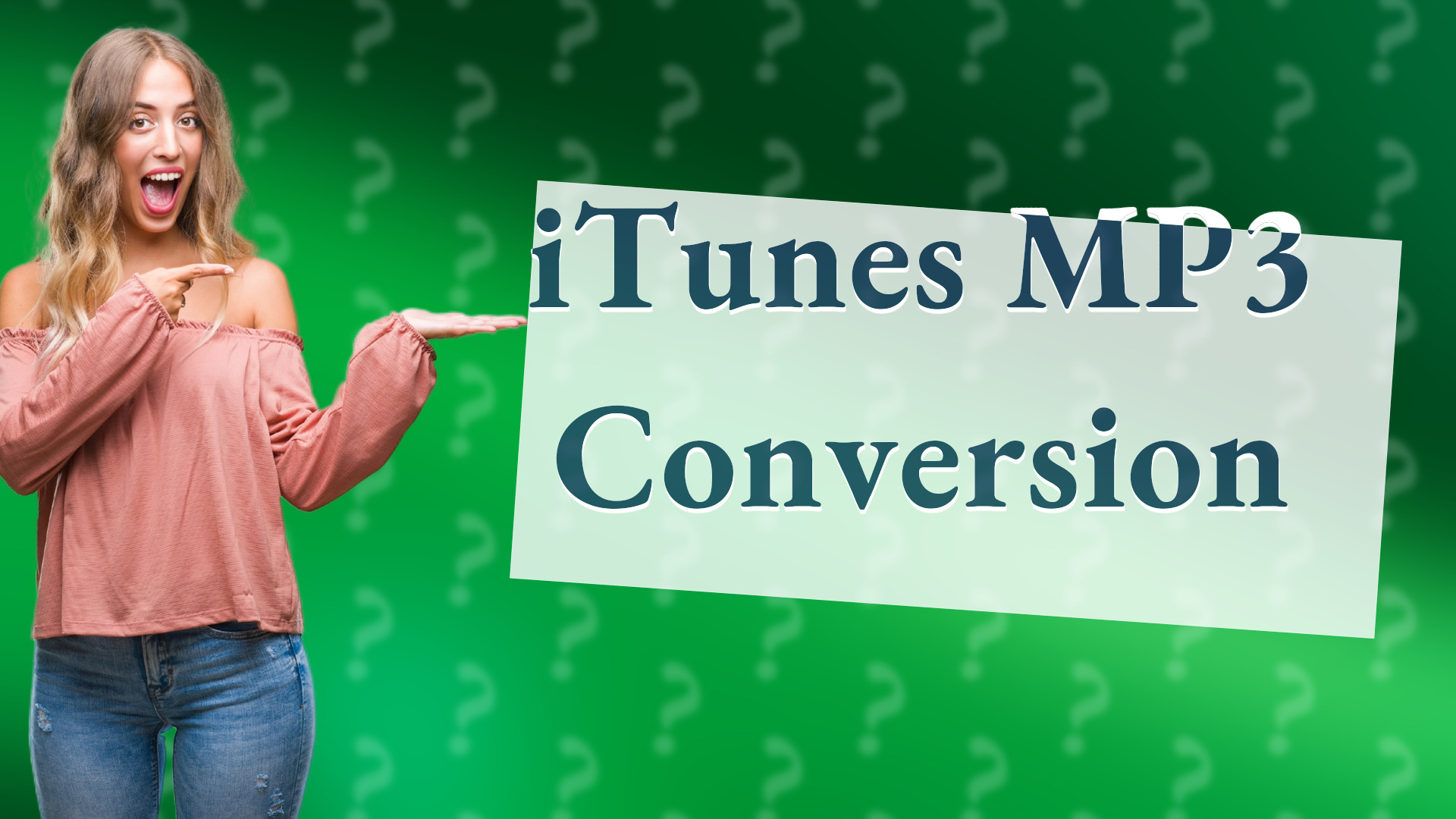iTunes MP3 Conversion